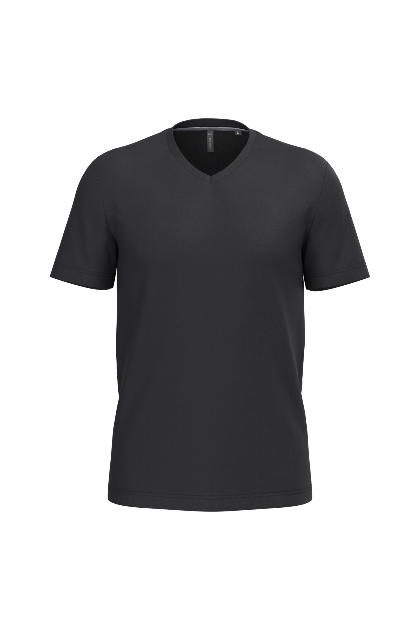 K357 T-shirt uomo manica corta scollo a V