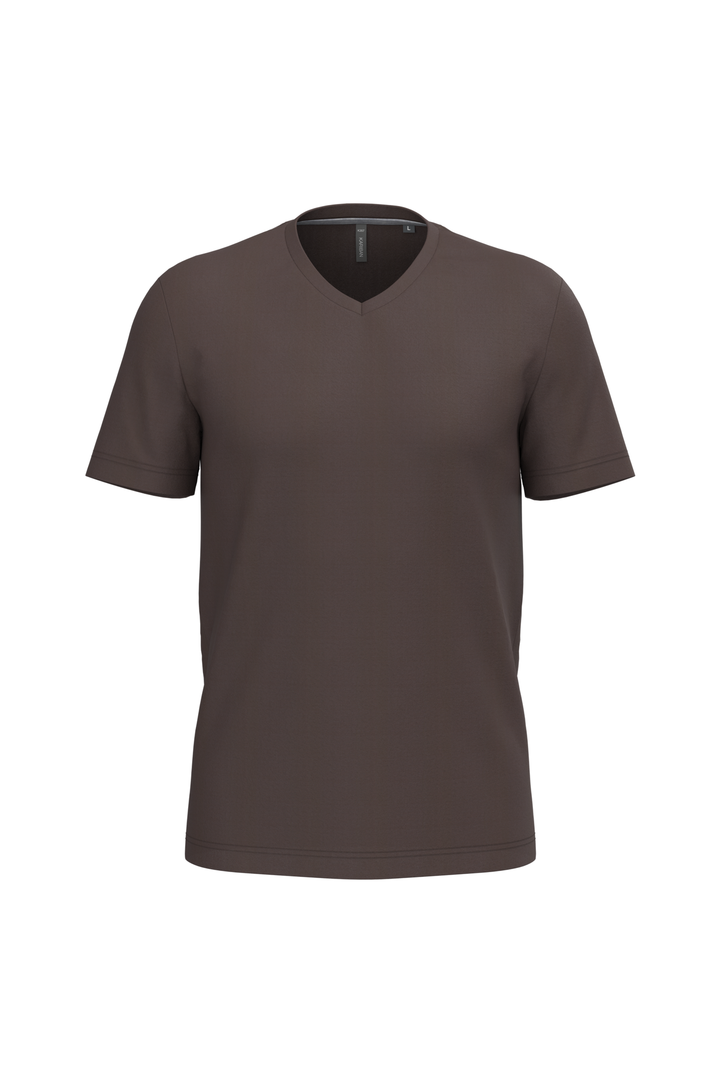 K357 T-shirt uomo manica corta scollo a V