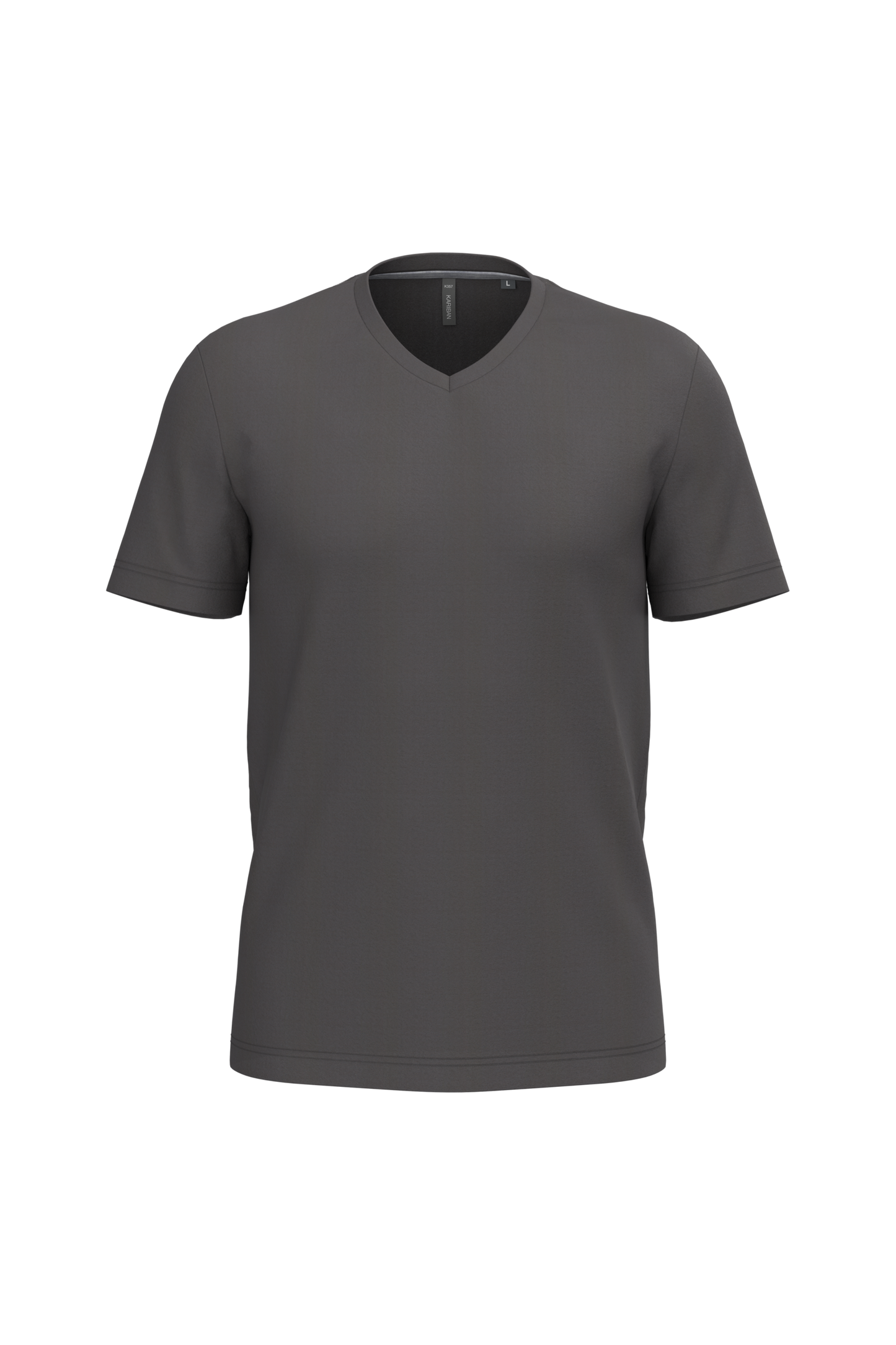 K357 T-shirt uomo manica corta scollo a V