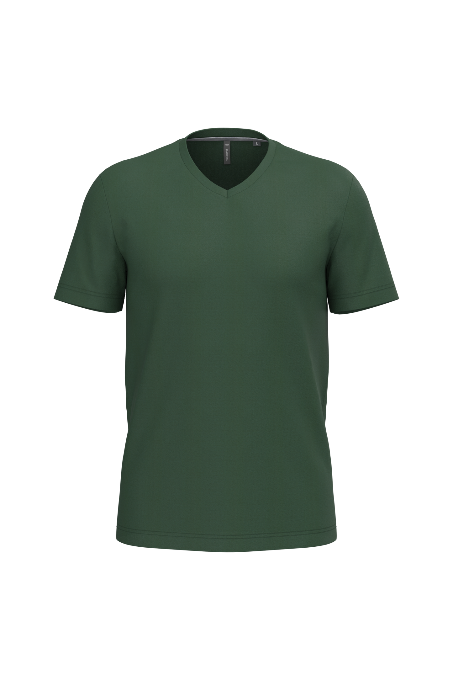 K357 T-shirt uomo manica corta scollo a V