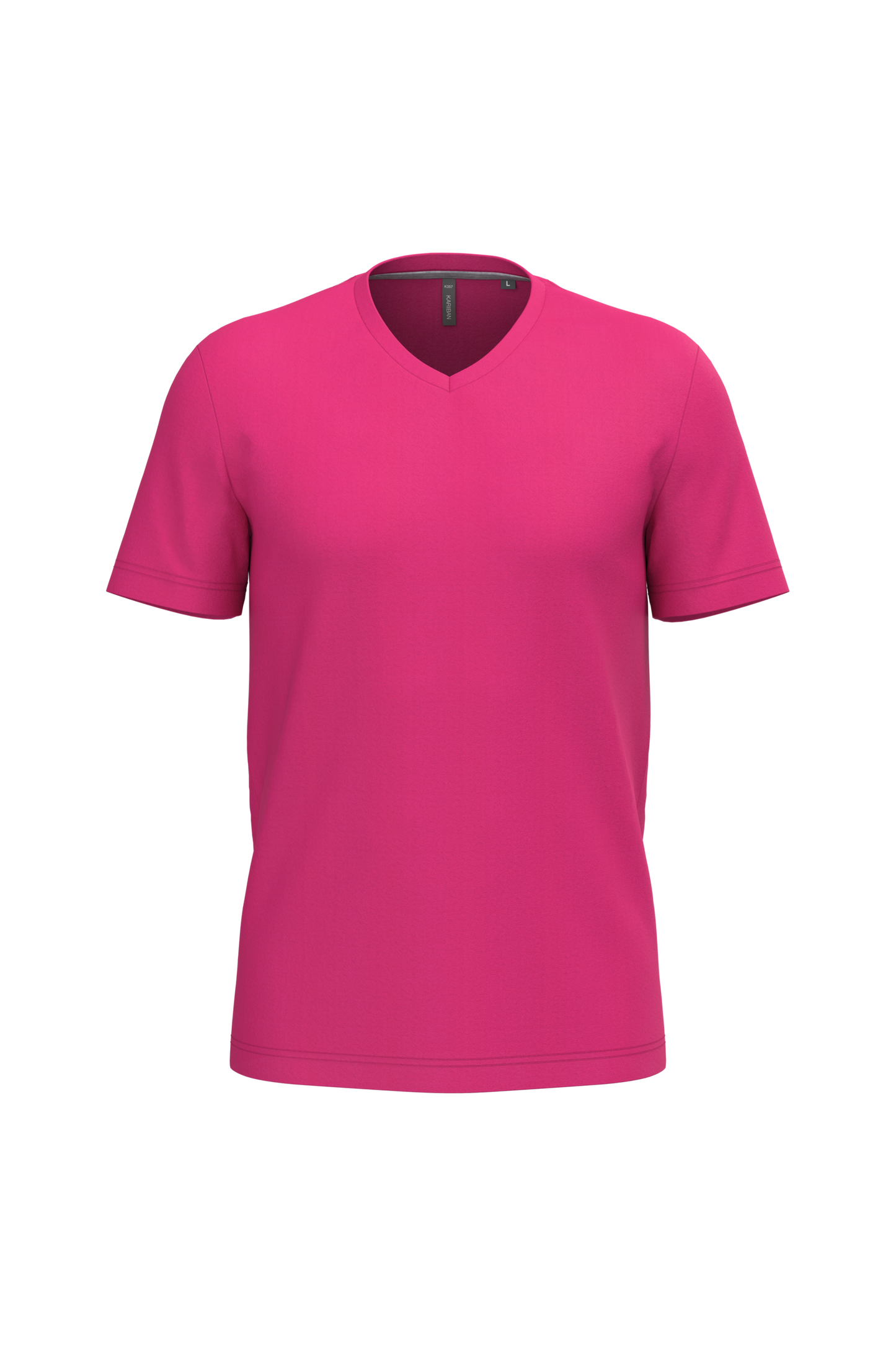 K357 T-shirt uomo manica corta scollo a V