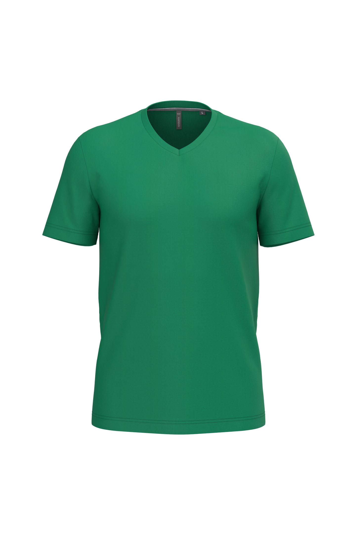 K357 T-shirt uomo manica corta scollo a V