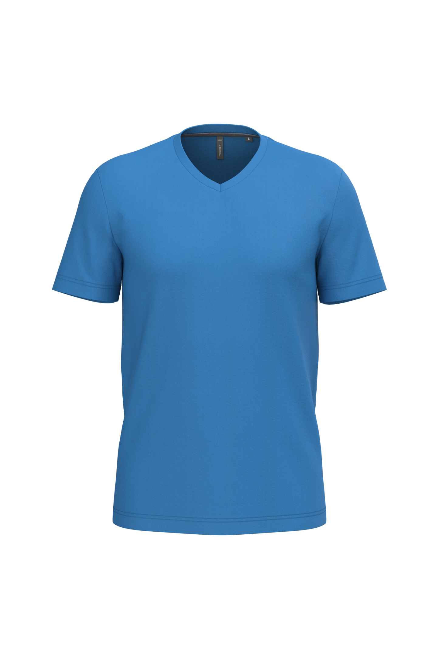 K357 T-shirt uomo manica corta scollo a V