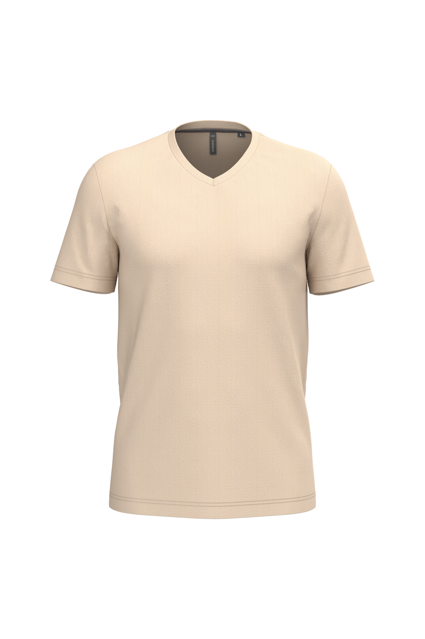 K357 T-shirt uomo manica corta scollo a V