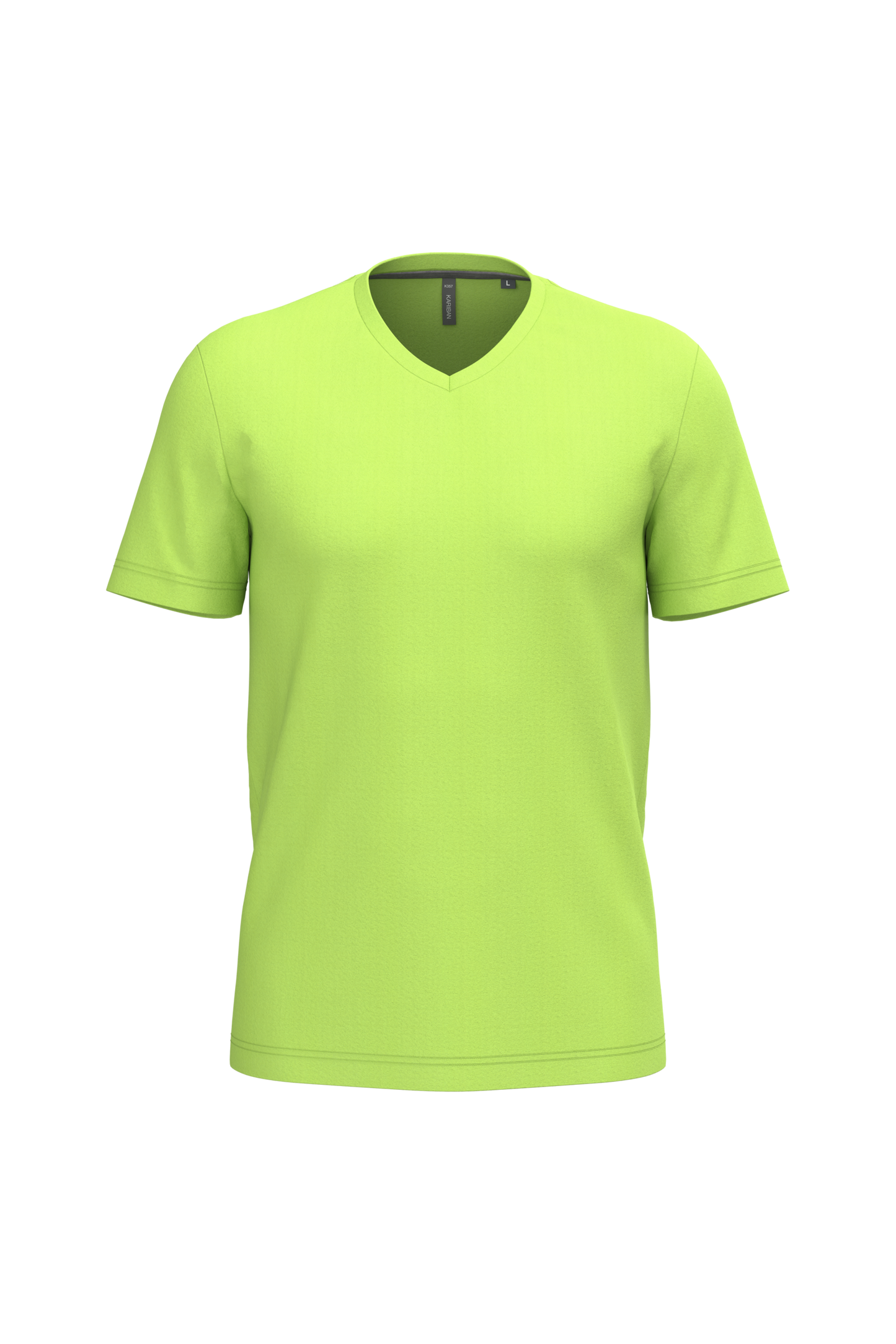 K357 T-shirt uomo manica corta scollo a V