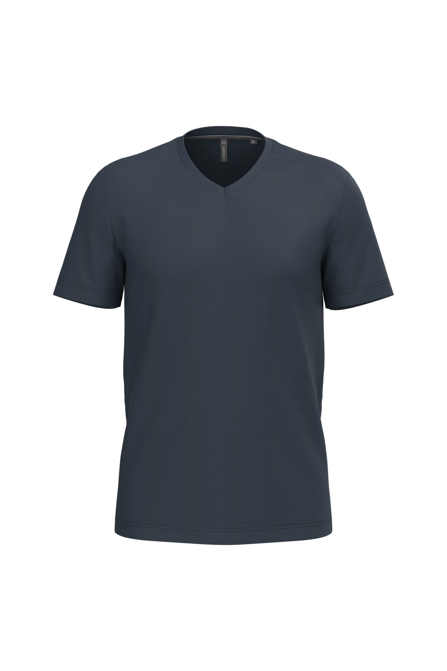 K357 T-shirt uomo manica corta scollo a V