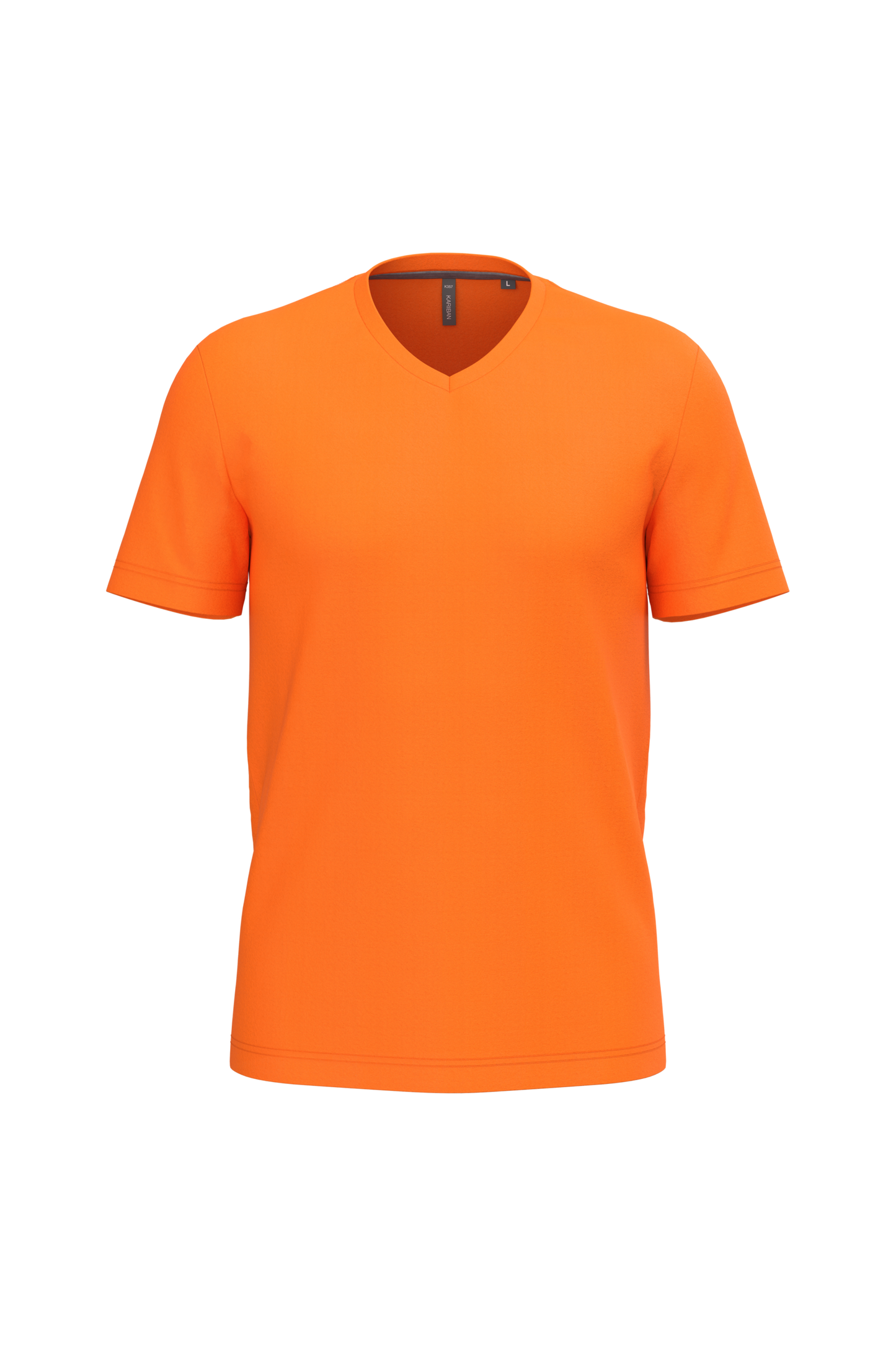 K357 T-shirt uomo manica corta scollo a V