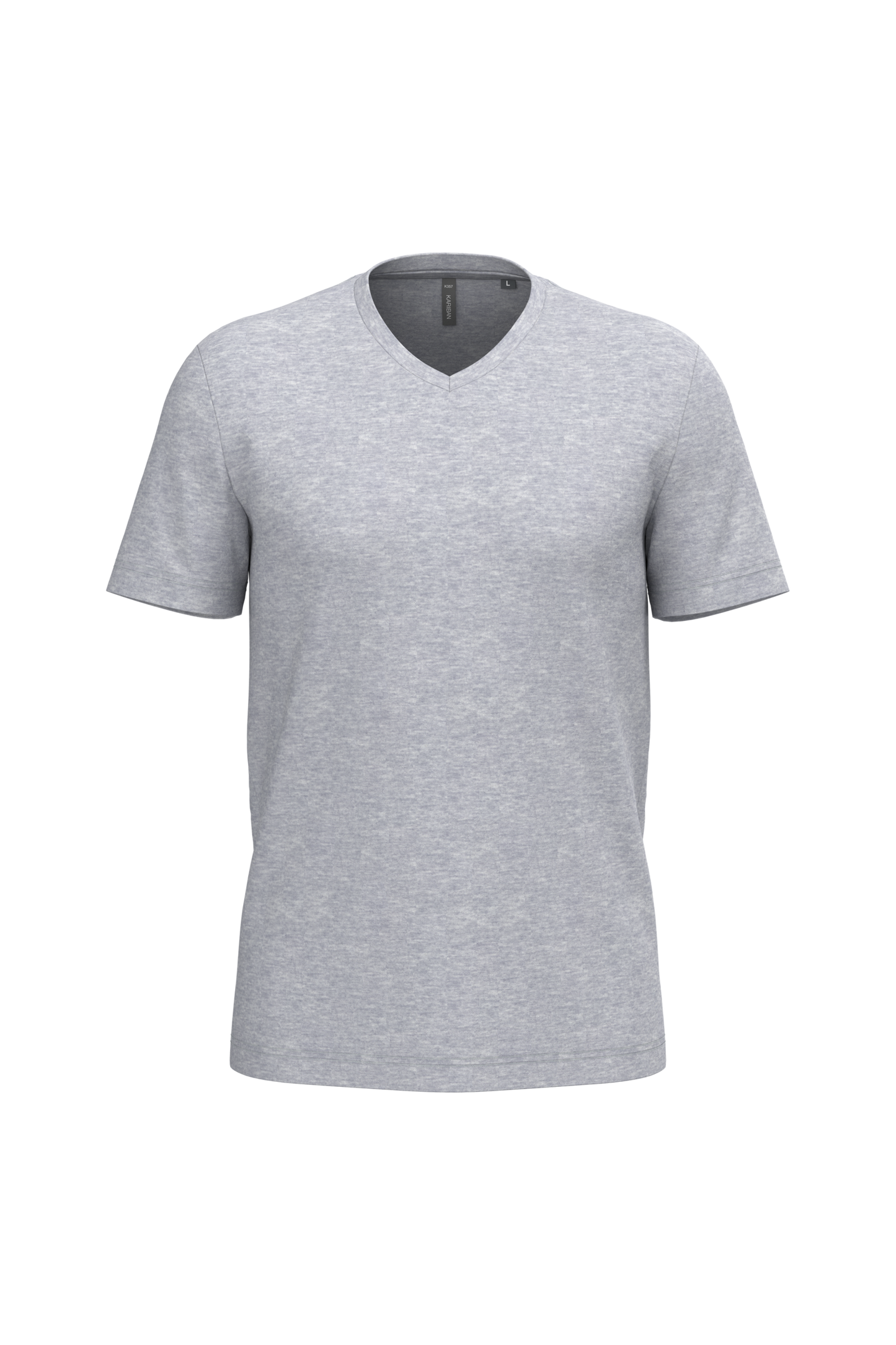 K357 T-shirt uomo manica corta scollo a V