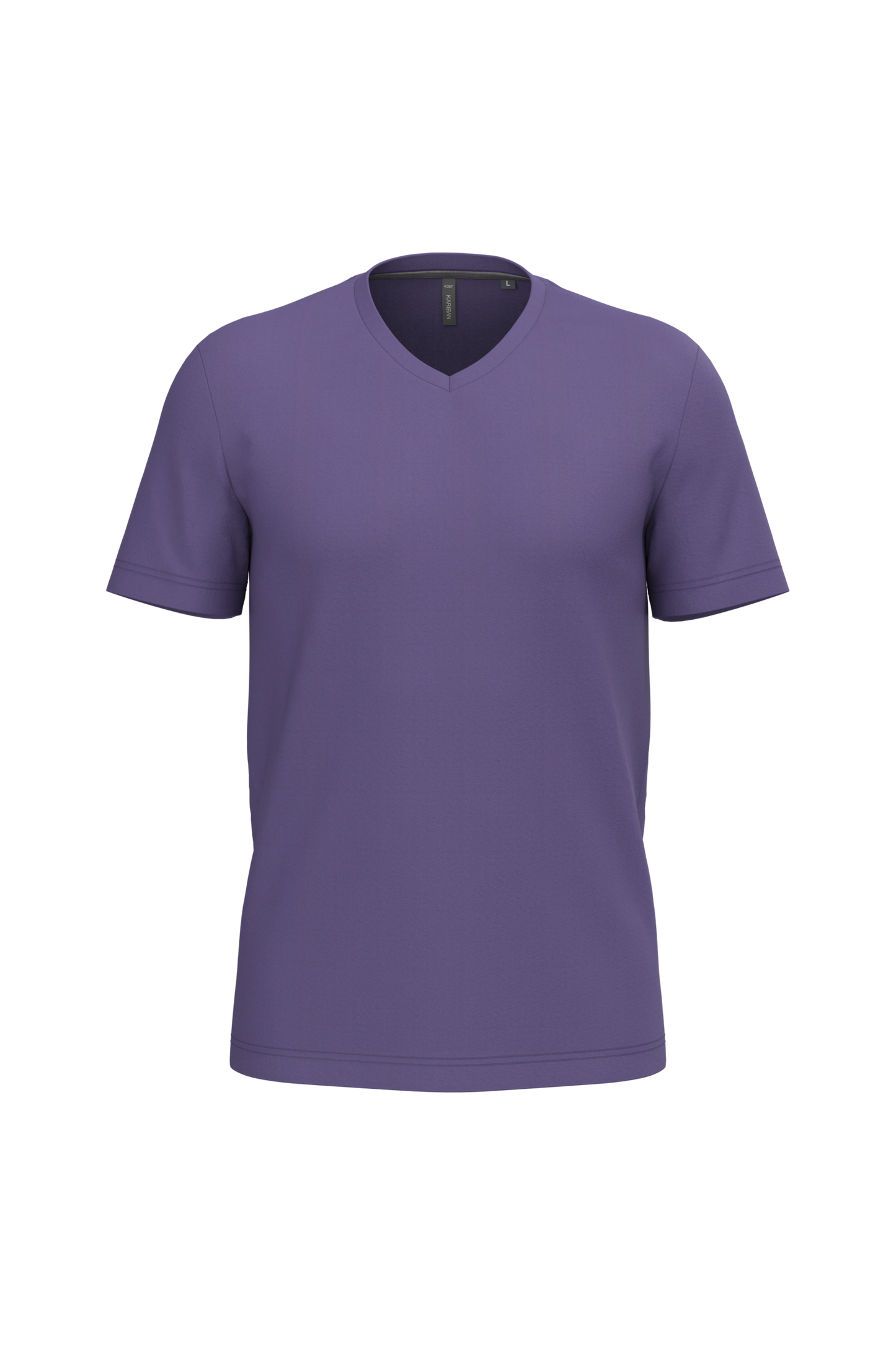 K357 T-shirt uomo manica corta scollo a V