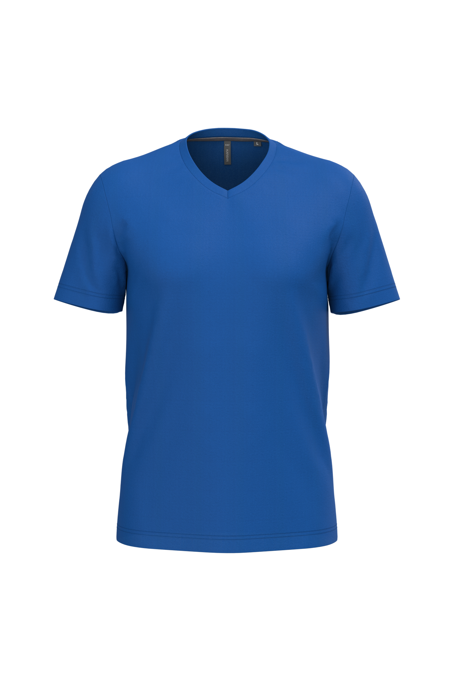K357 T-shirt uomo manica corta scollo a V