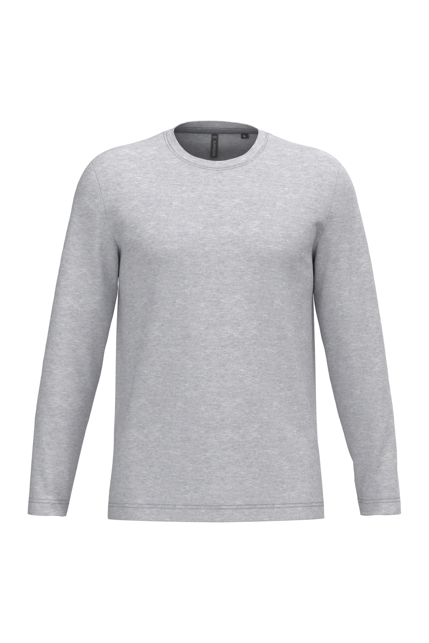 K359 T-shirt uomo manica lunga girocollo