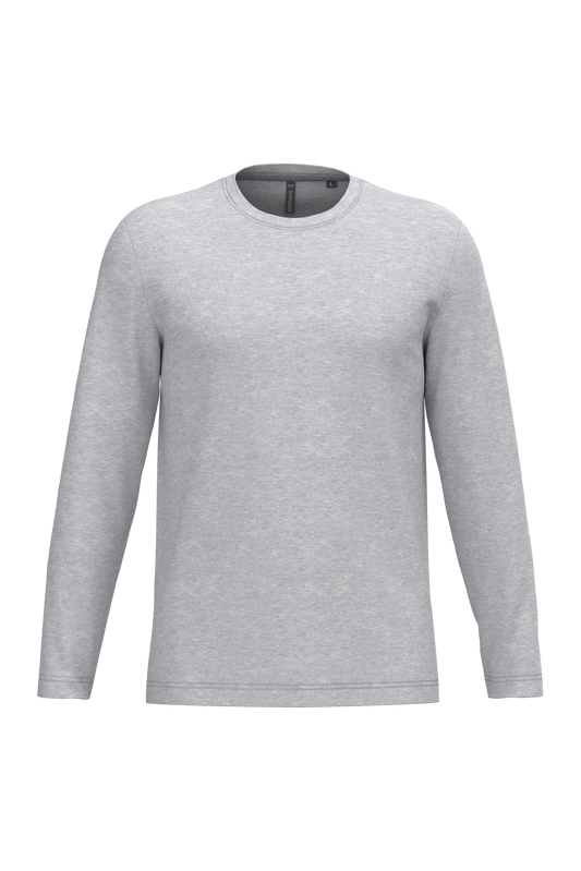 K359 T-shirt uomo manica lunga girocollo