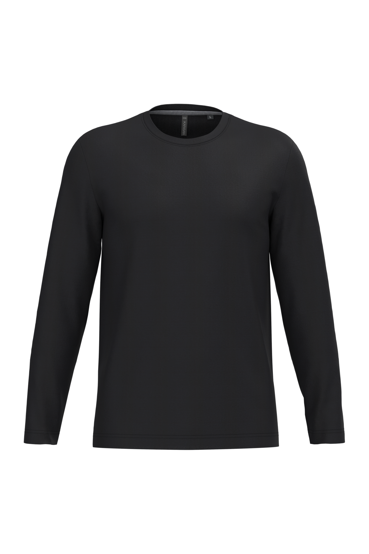 K359 T-shirt uomo manica lunga girocollo