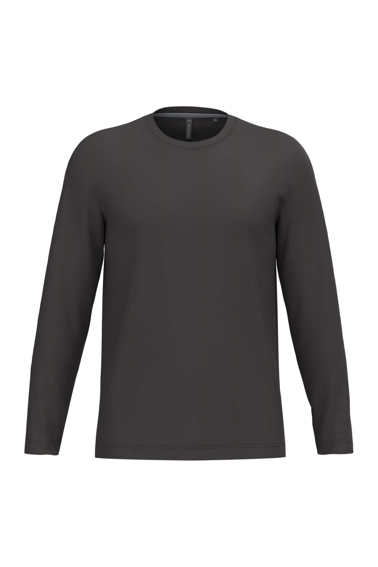K359 T-shirt uomo manica lunga girocollo