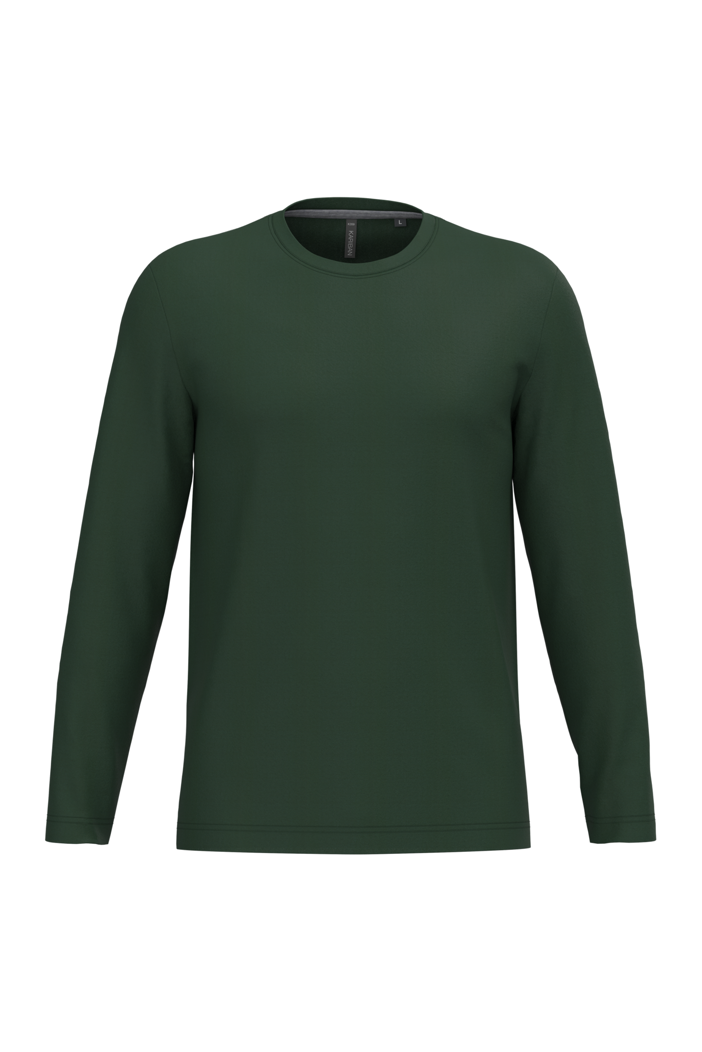 K359 T-shirt uomo manica lunga girocollo
