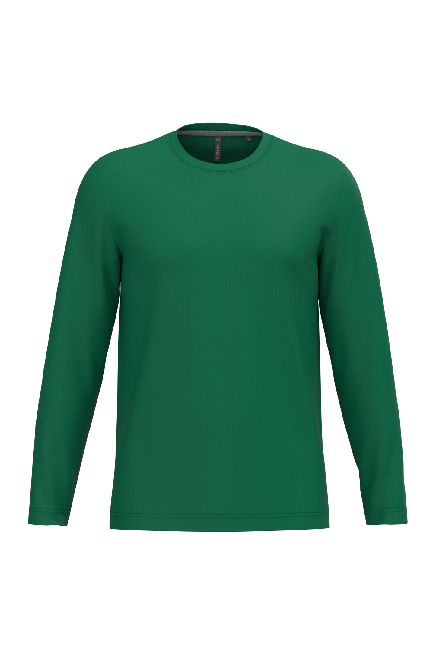 K359 T-shirt uomo manica lunga girocollo