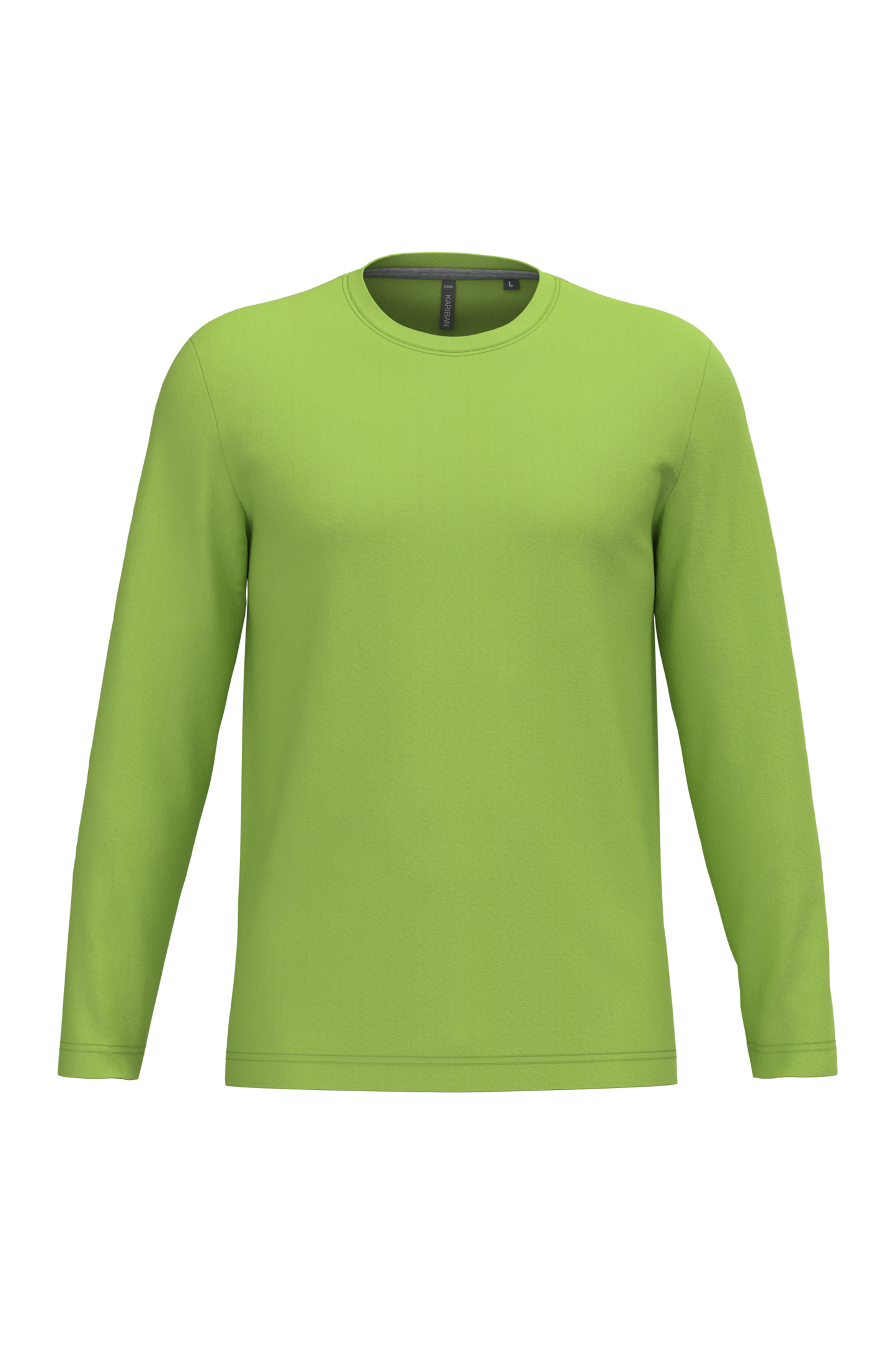 K359 T-shirt uomo manica lunga girocollo