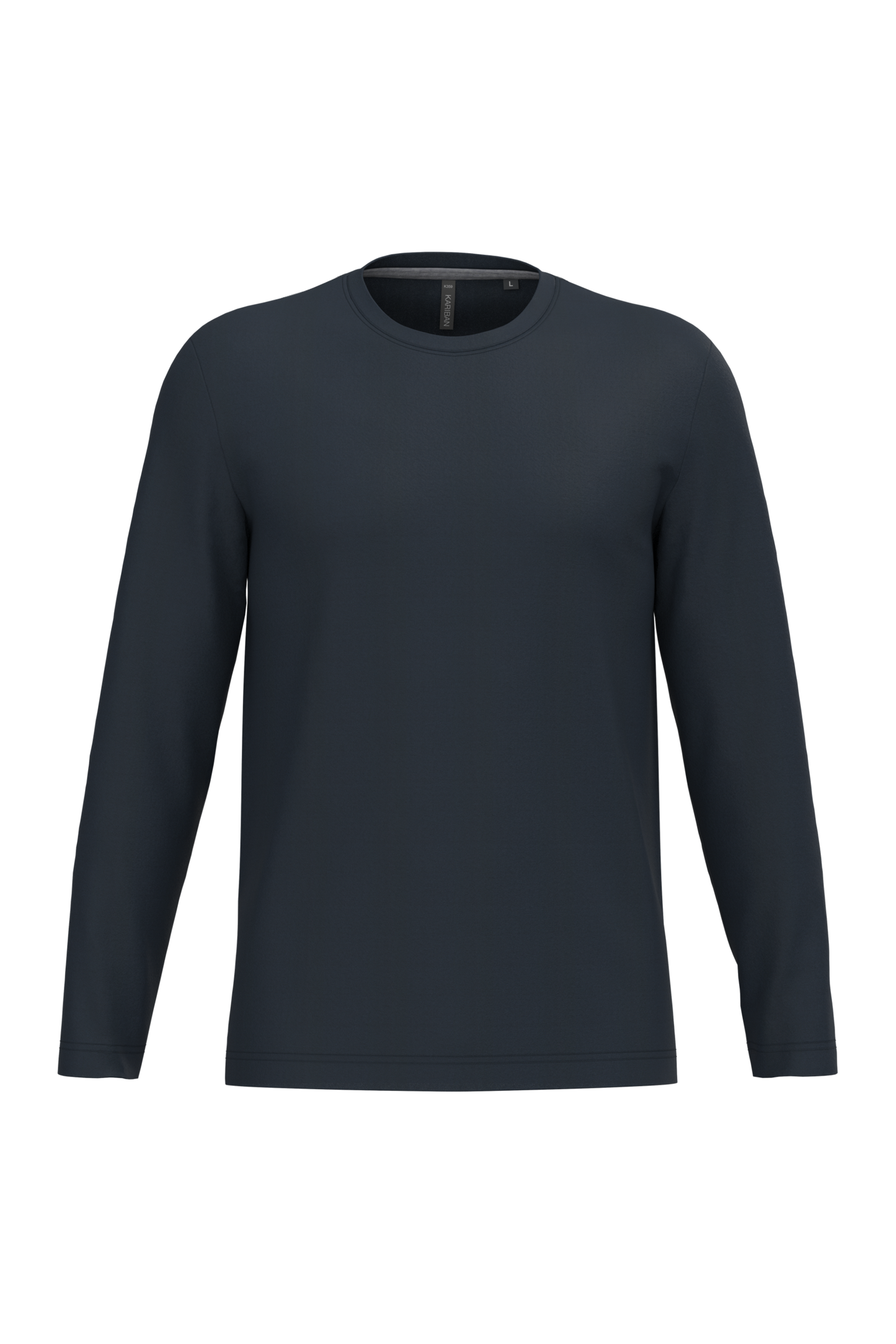 K359 T-shirt uomo manica lunga girocollo