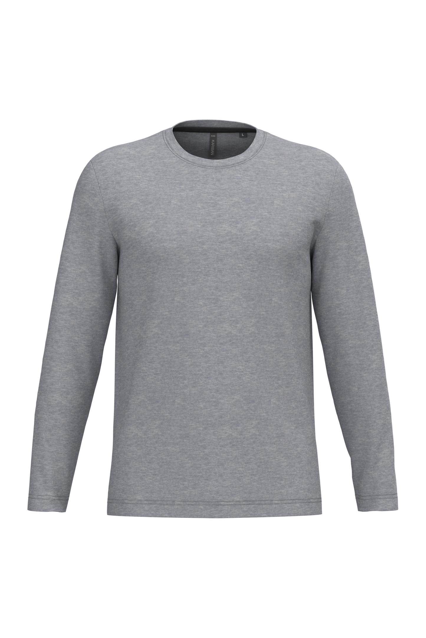 K359 T-shirt uomo manica lunga girocollo