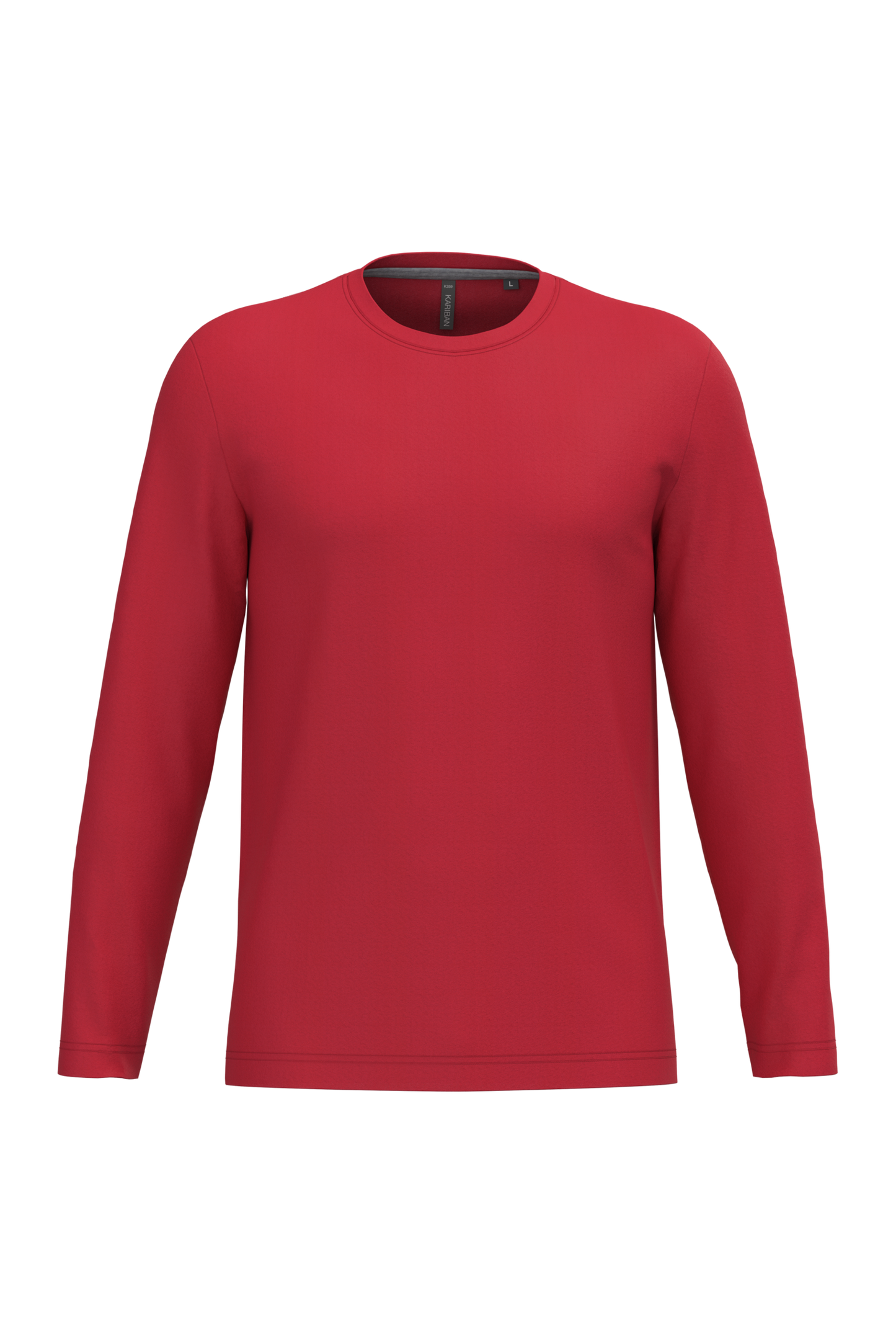 K359 T-shirt uomo manica lunga girocollo