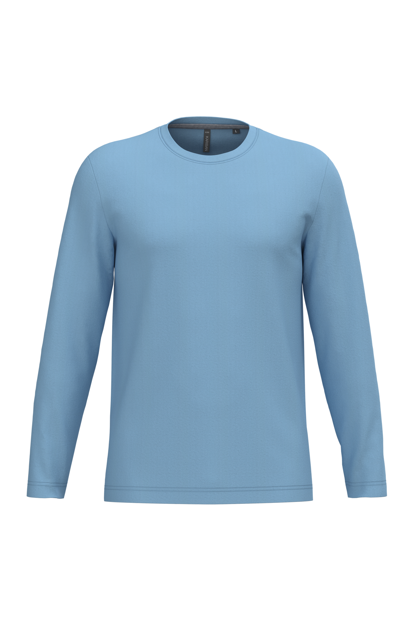 K359 T-shirt uomo manica lunga girocollo