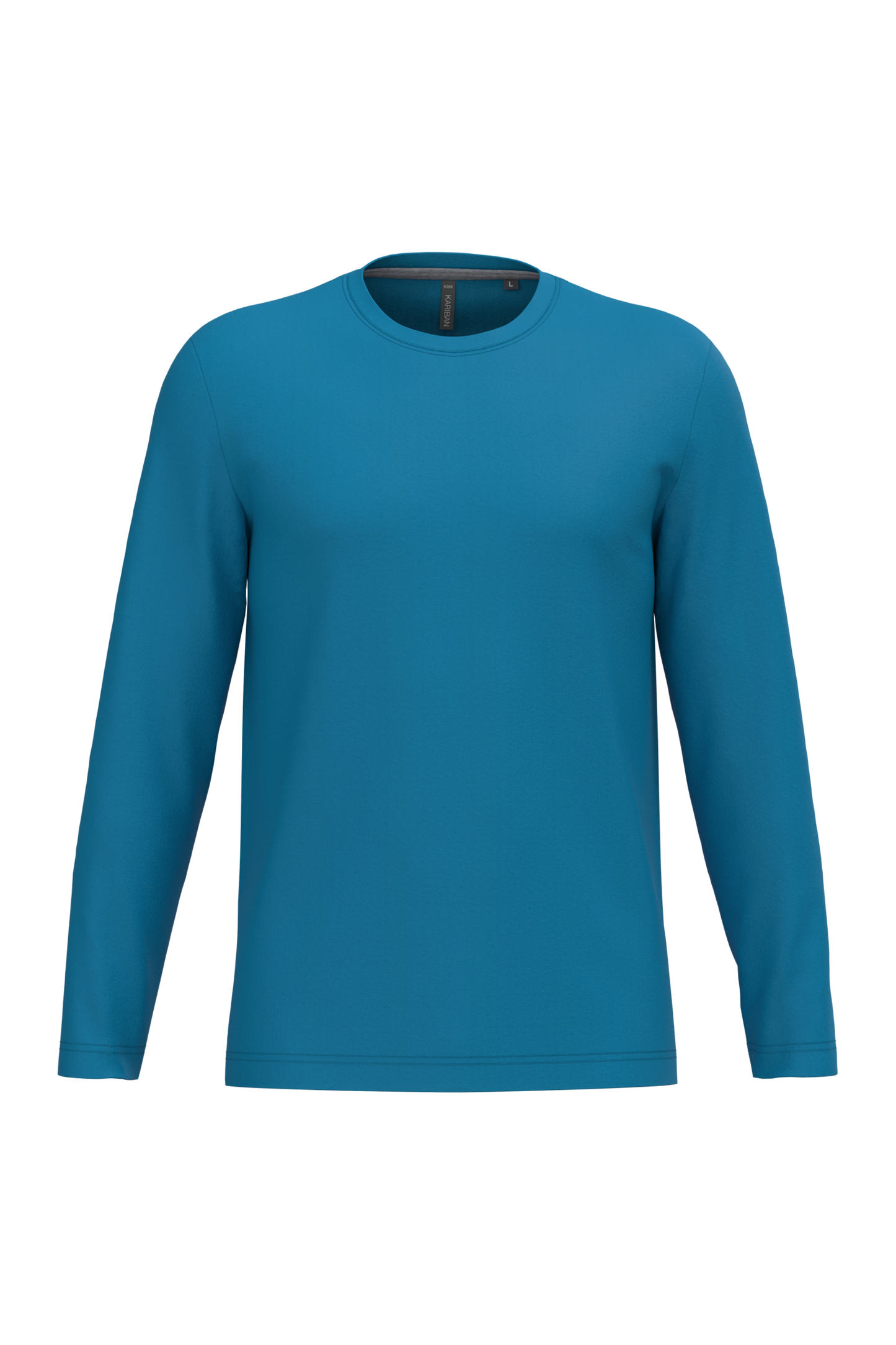 K359 T-shirt uomo manica lunga girocollo