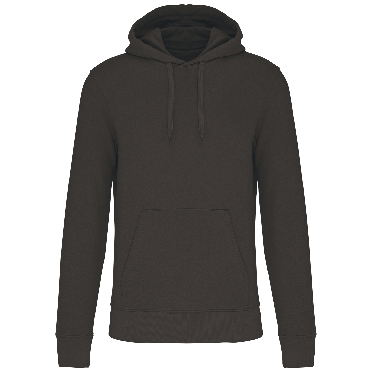 Felpa ecosostenibile uomo con cappuccio (K4027C-taglie-grandi)