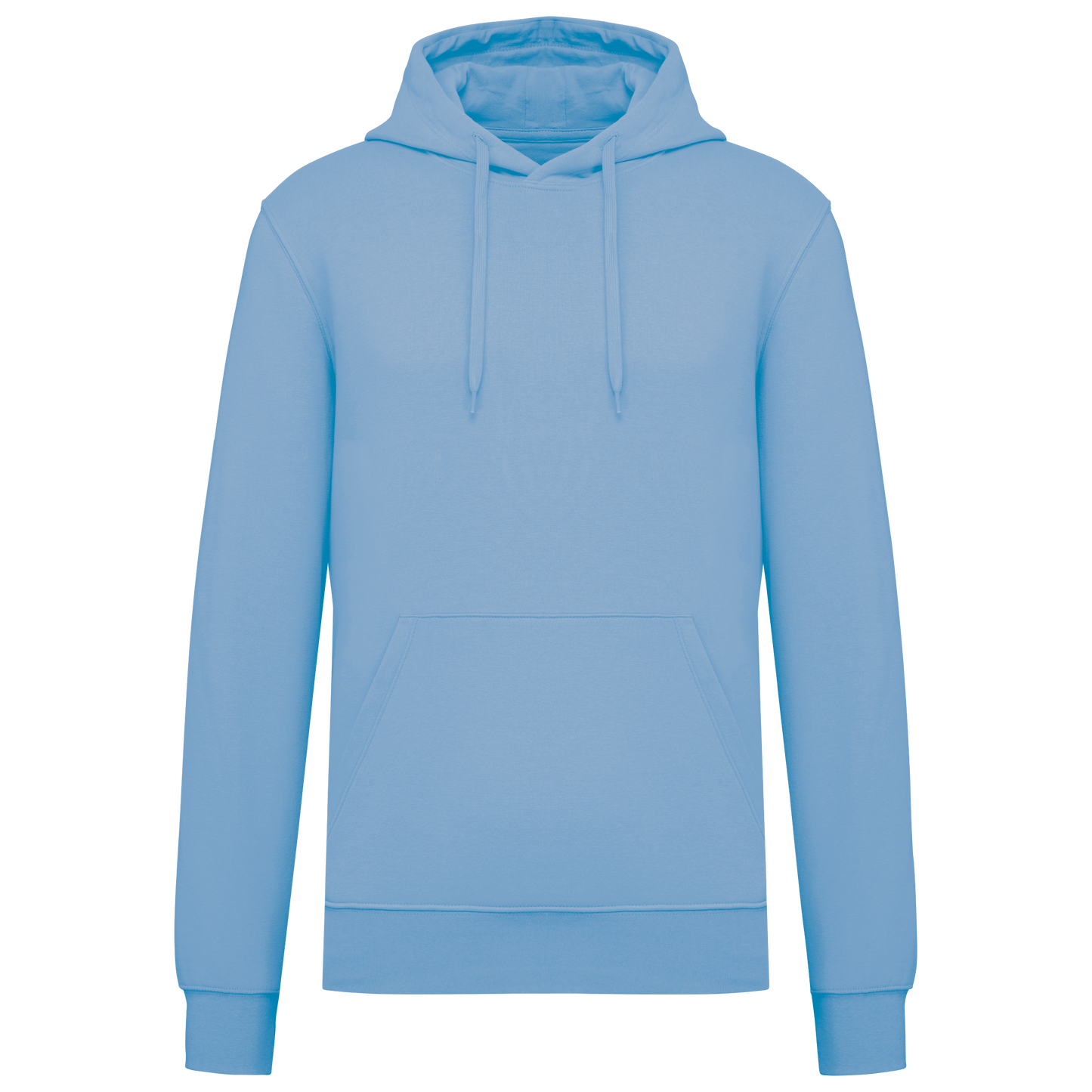 Felpa ecosostenibile uomo con cappuccio (K4027C-taglie-grandi)