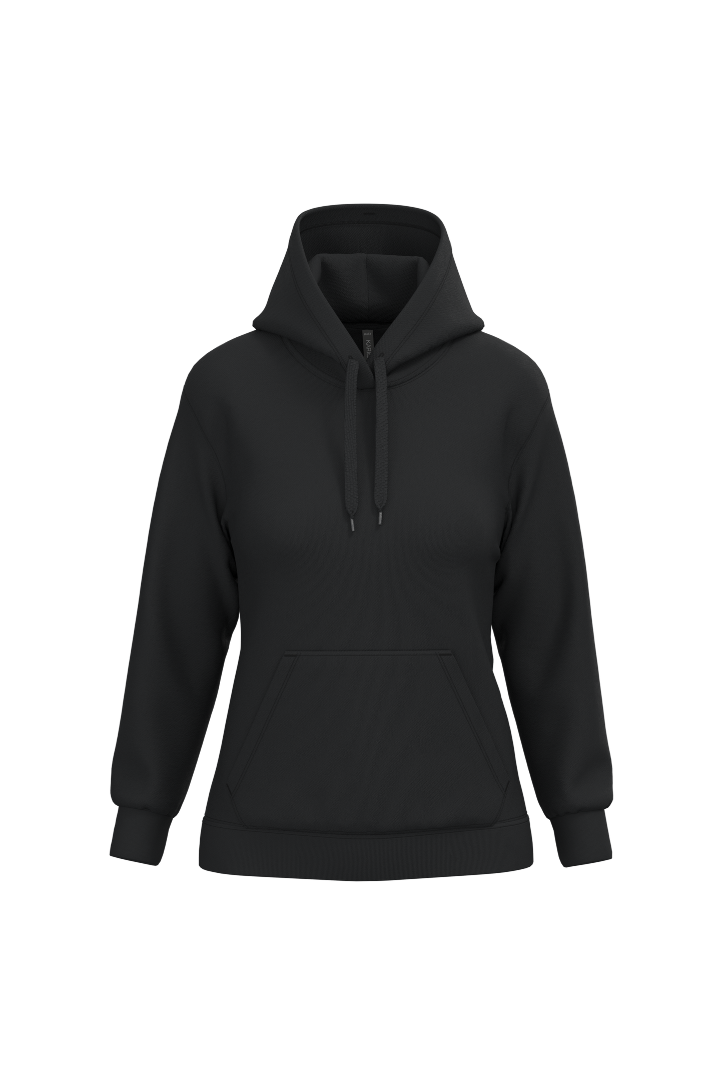 Felpa donna con cappuccio (K473-taglie-grandi)