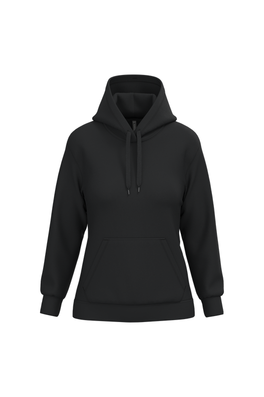 Felpa donna con cappuccio (K473-taglie-grandi)