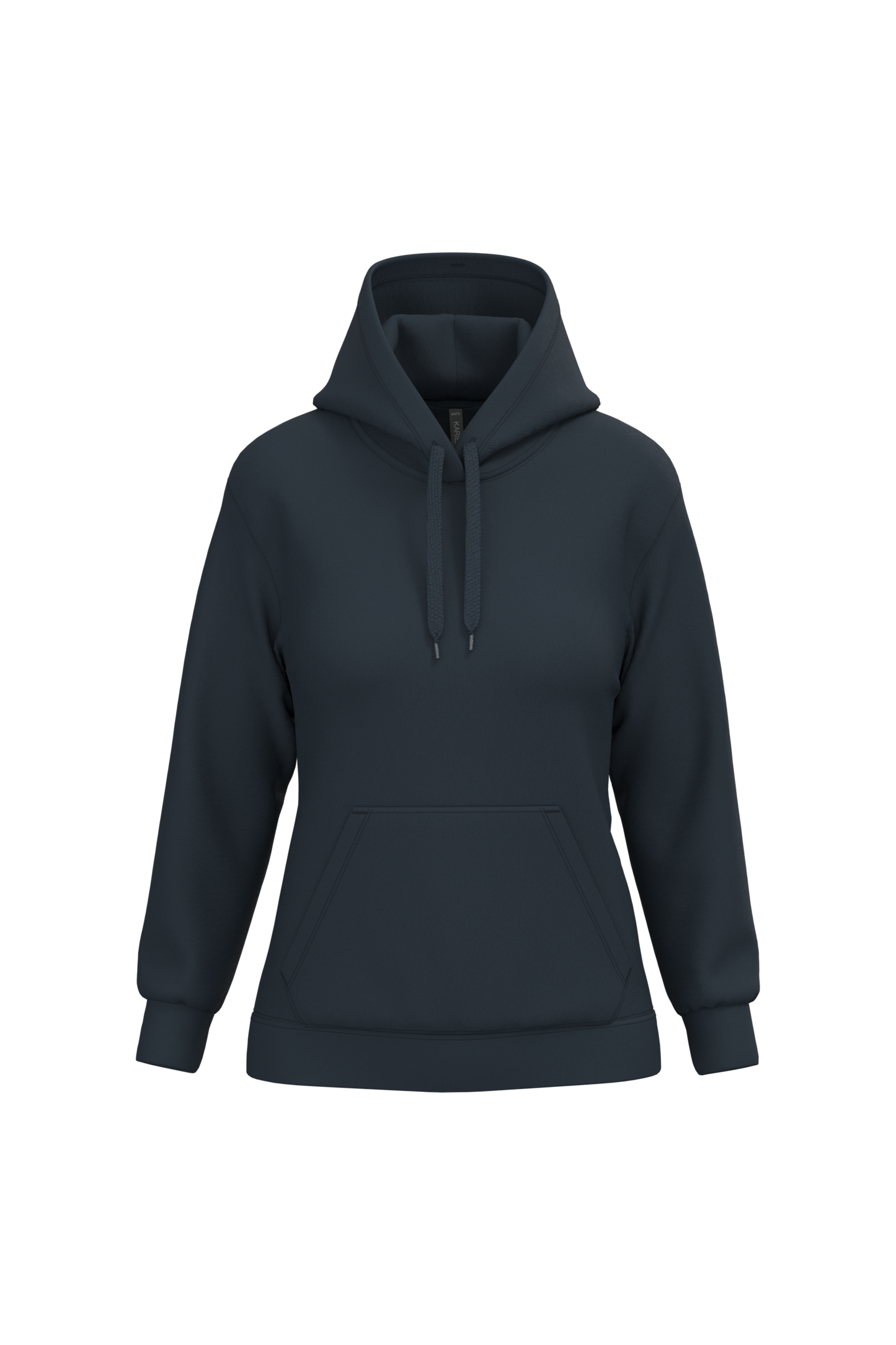 Felpa donna con cappuccio (K473-taglie-grandi)