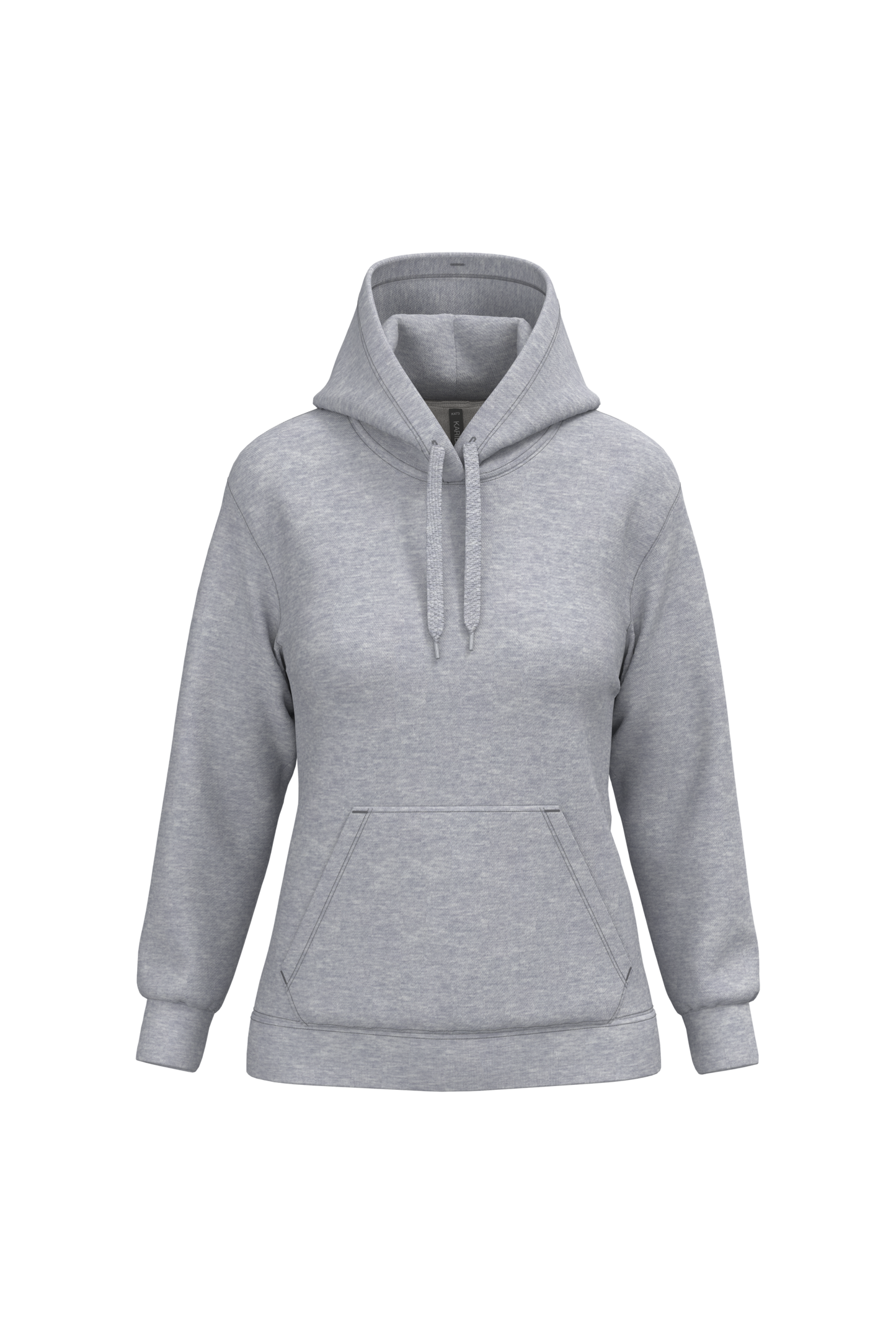 Felpa donna con cappuccio (K473-taglie-grandi)