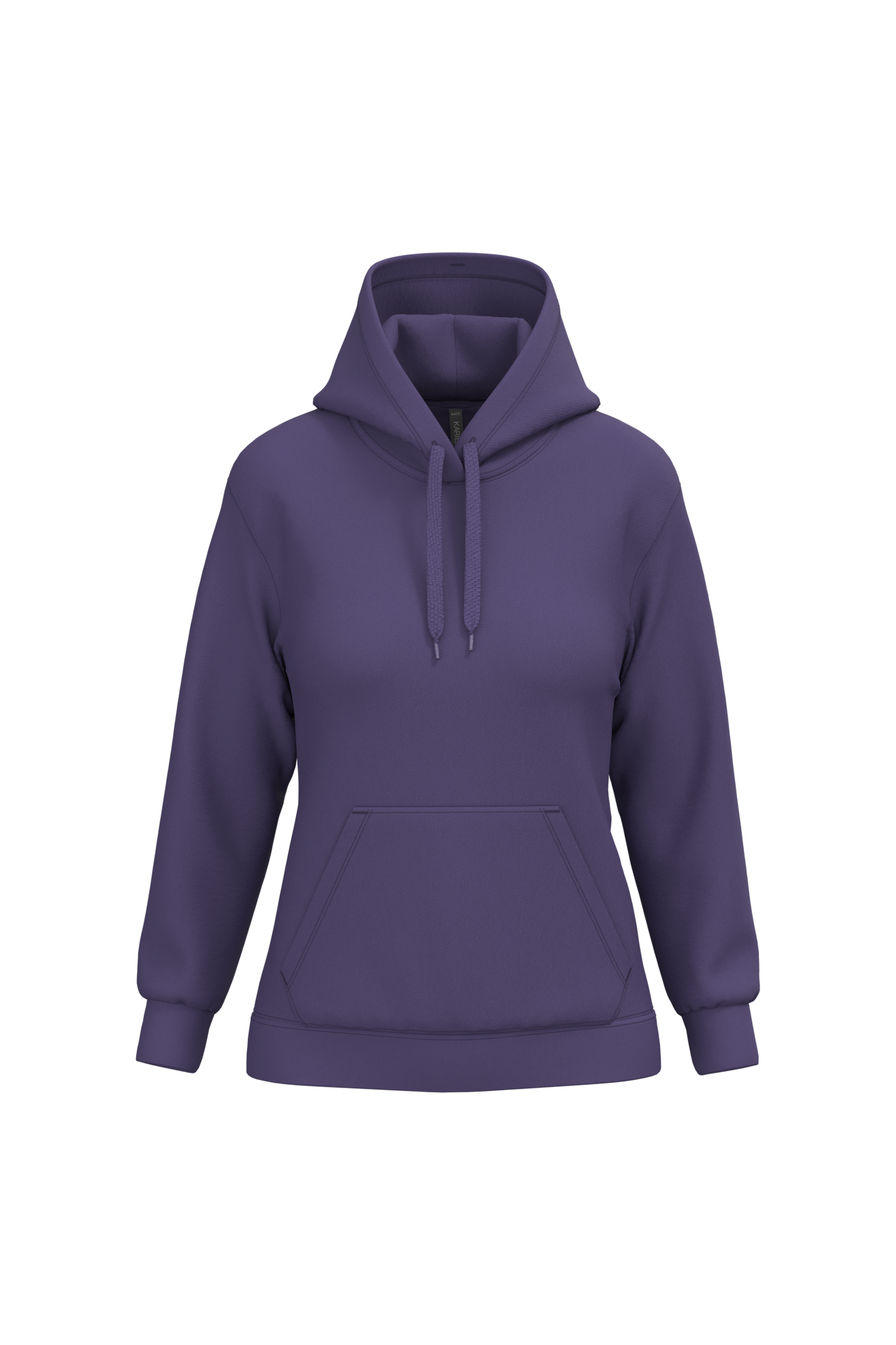 Felpa donna con cappuccio (K473-taglie-grandi)