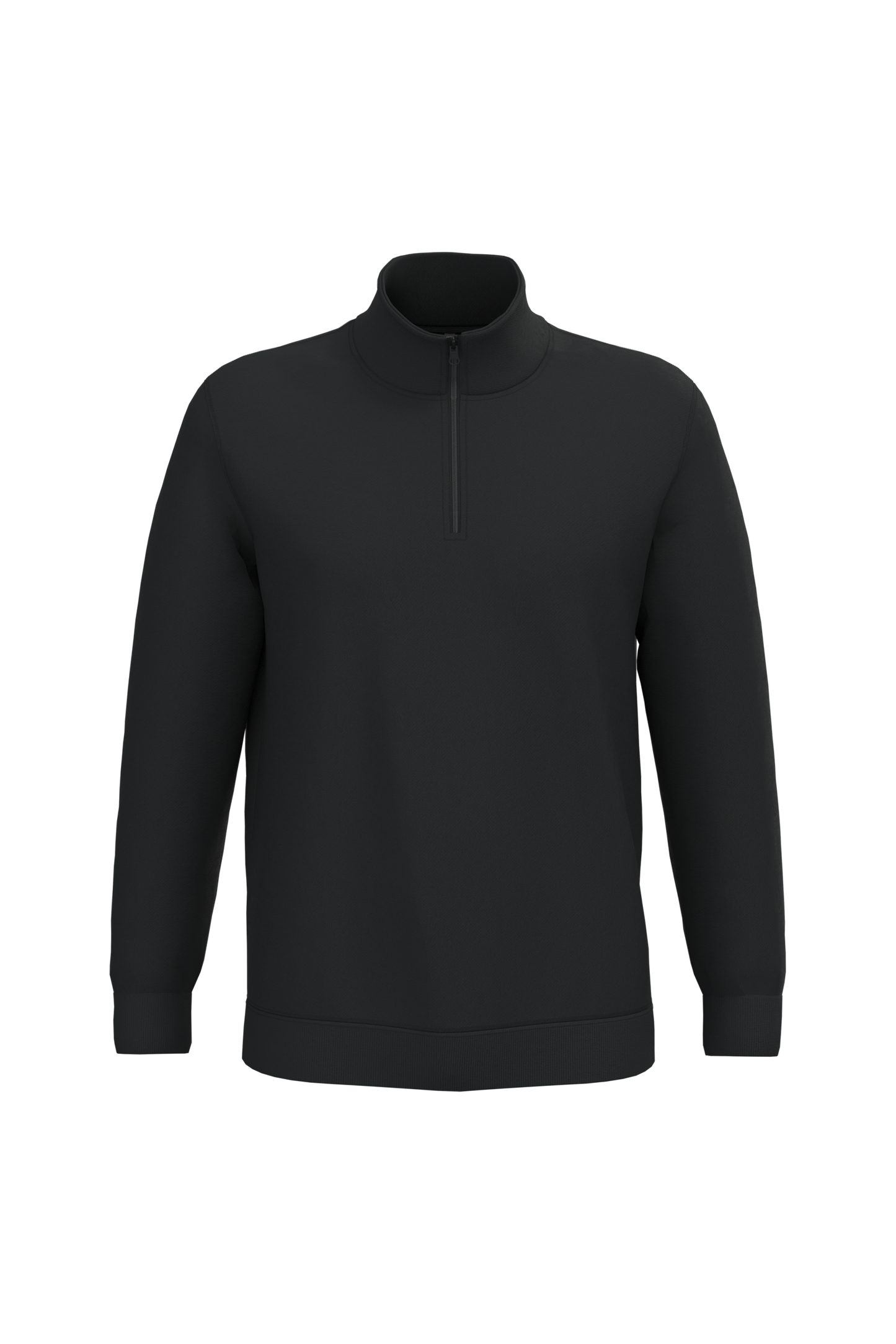 Felpa zip 1/4 (K478C-taglie-grandi)