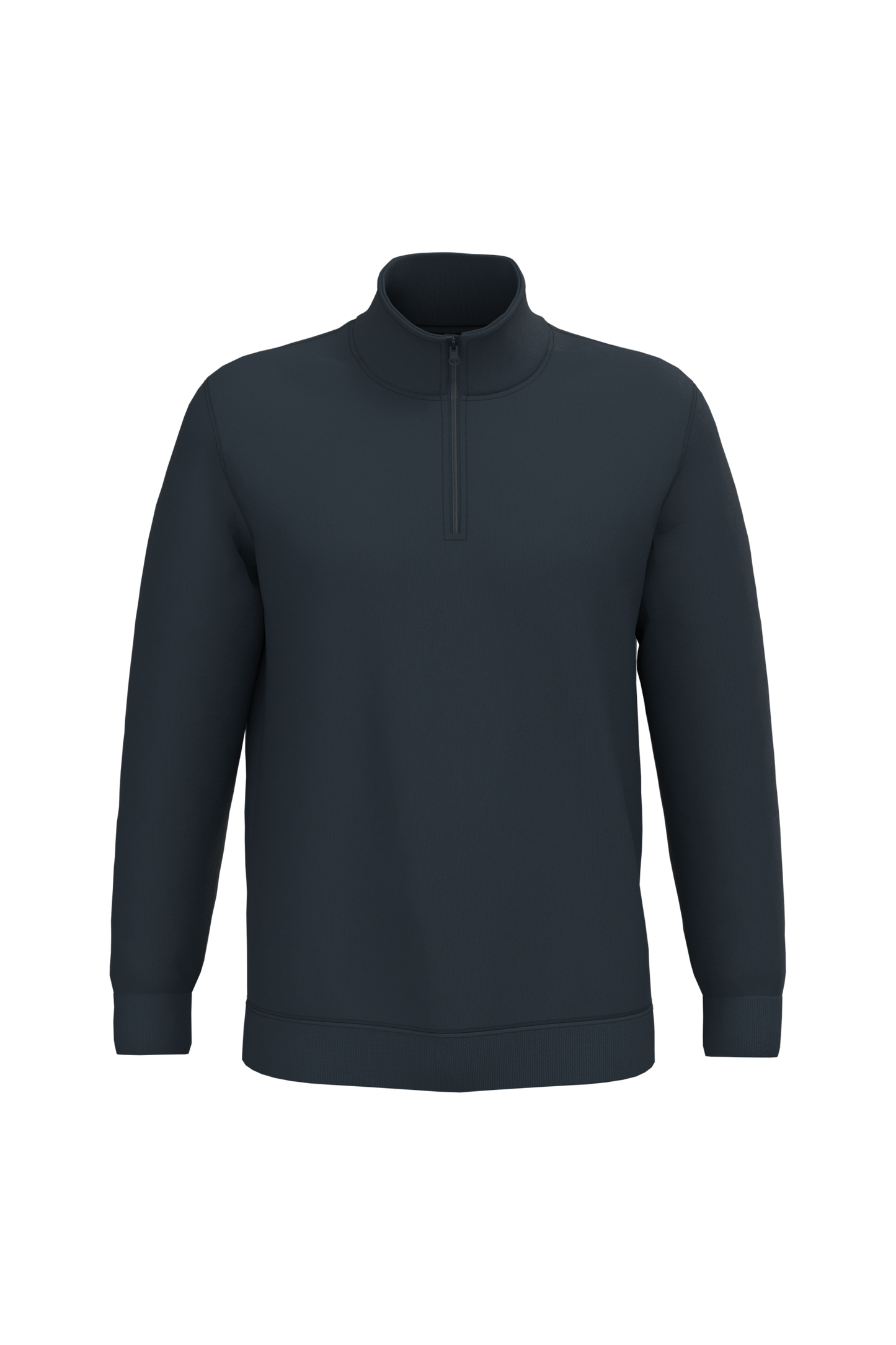 Felpa zip 1/4 (K478C-taglie-grandi)