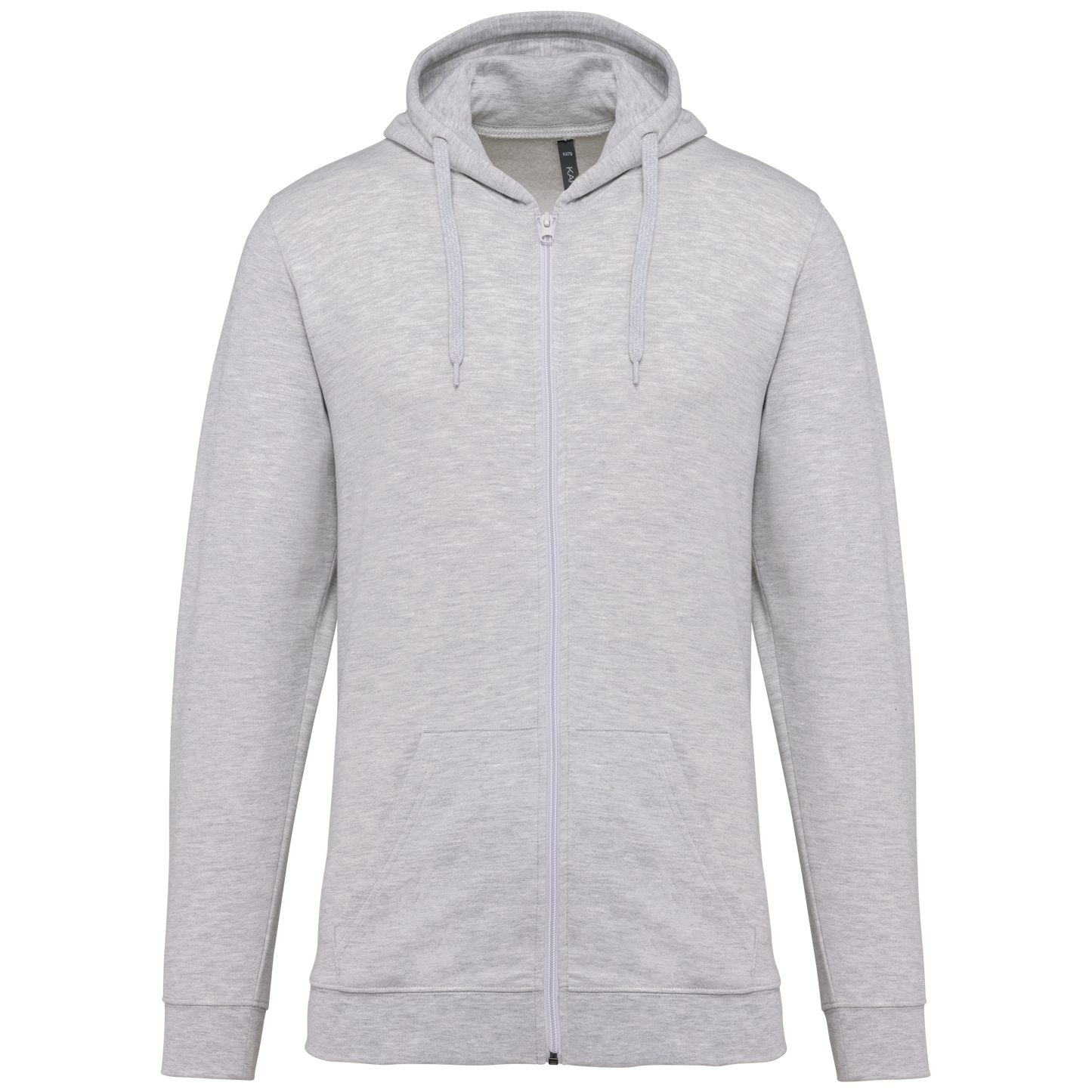 Felpa con cappuccio full zip (K479-taglie-standard)