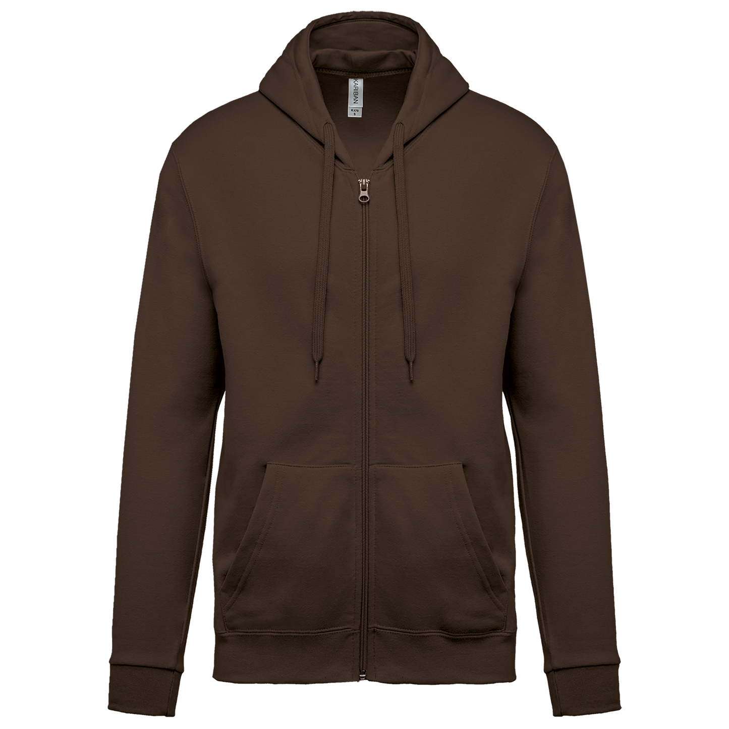 Felpa con cappuccio full zip (K479-taglie-standard)