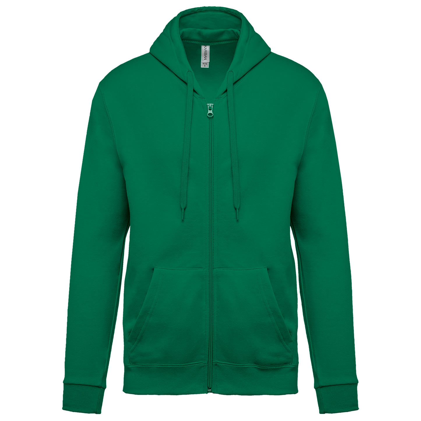 Felpa con cappuccio full zip (K479-taglie-extralarge)