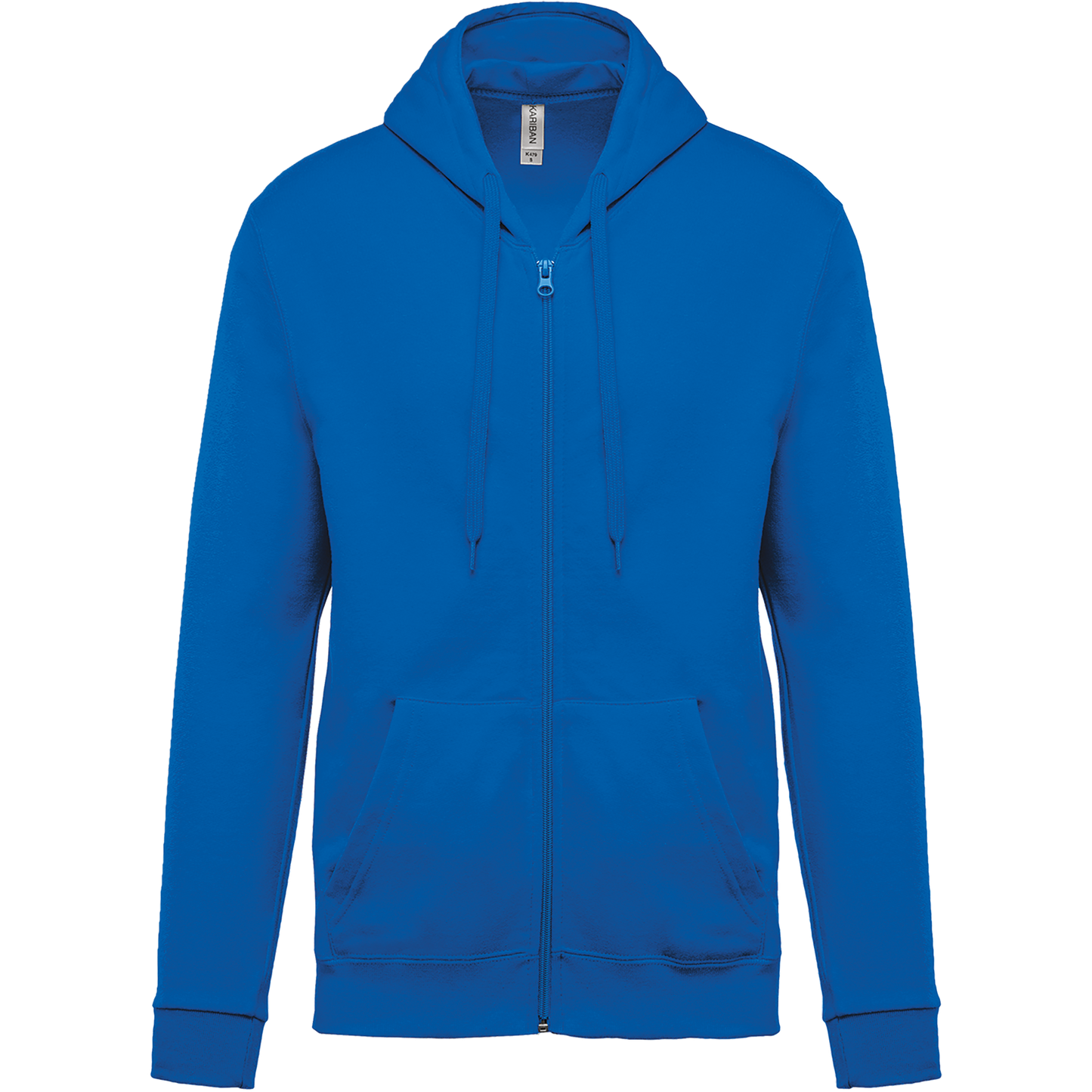 Felpa con cappuccio full zip (K479-taglie-standard)