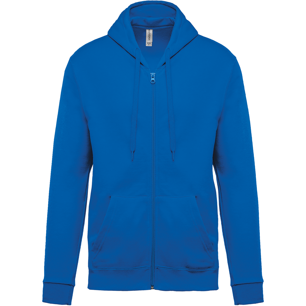 Felpa con cappuccio full zip (K479-taglie-grandi)
