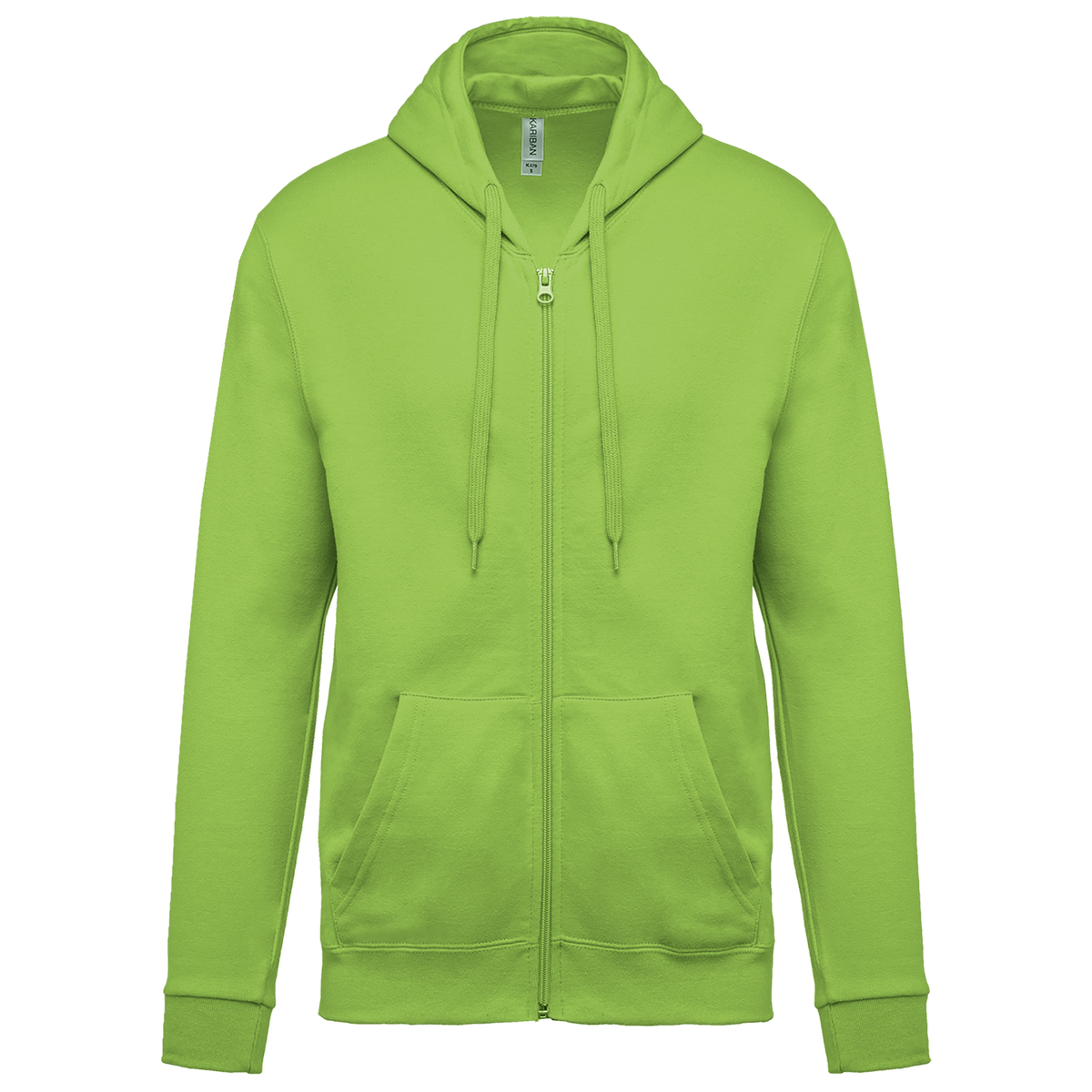 Felpa con cappuccio full zip (K479-taglie-grandi)