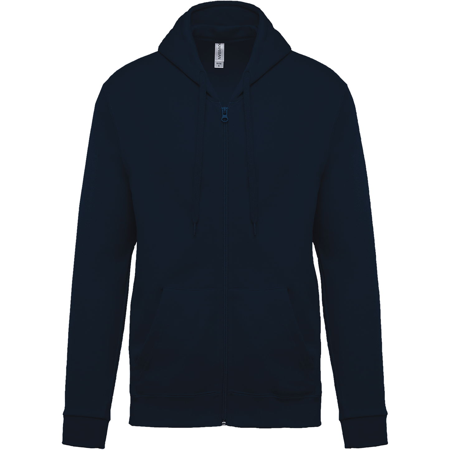 Felpa con cappuccio full zip (K479-taglie-standard)