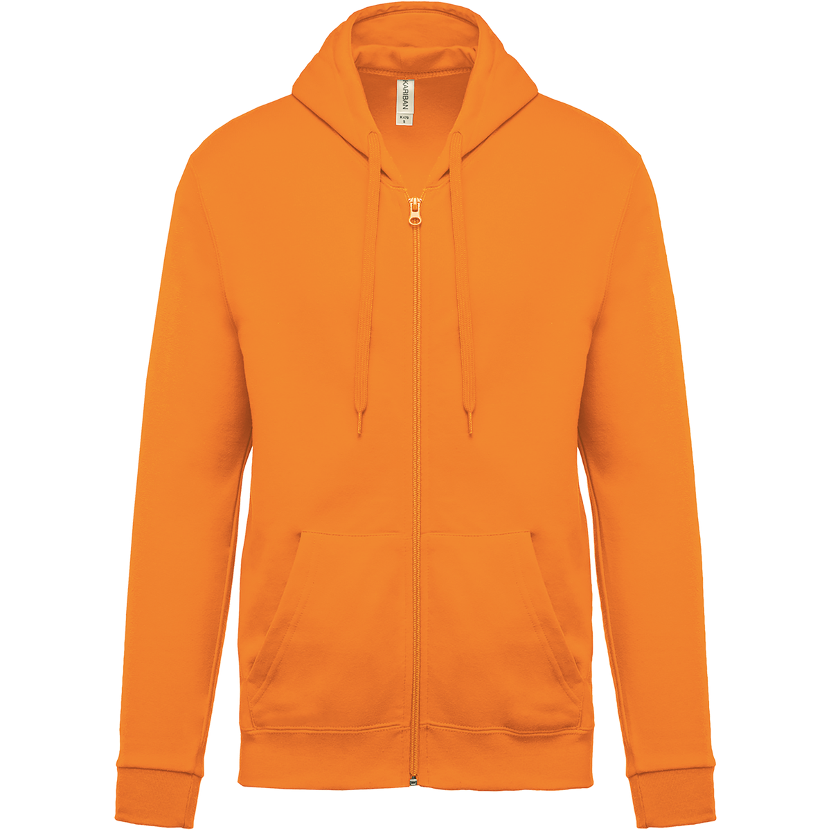 Felpa con cappuccio full zip (K479-taglie-grandi)