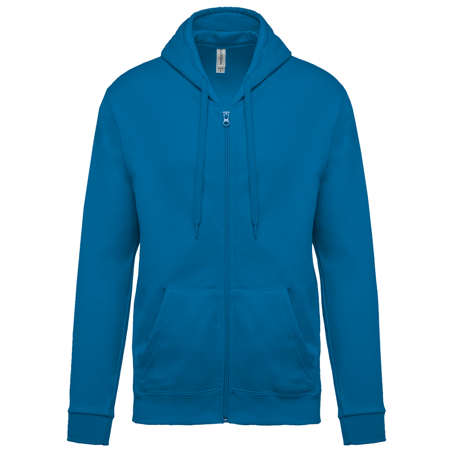 Felpa con cappuccio full zip (K479-taglie-standard)