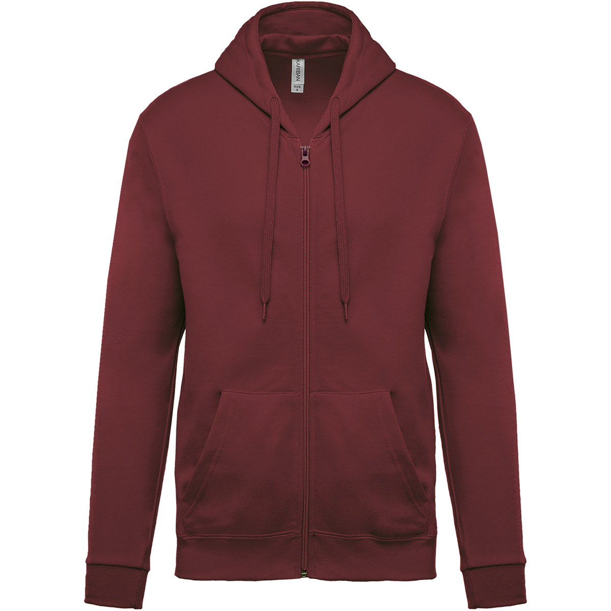Felpa con cappuccio full zip (K479-taglie-grandi)