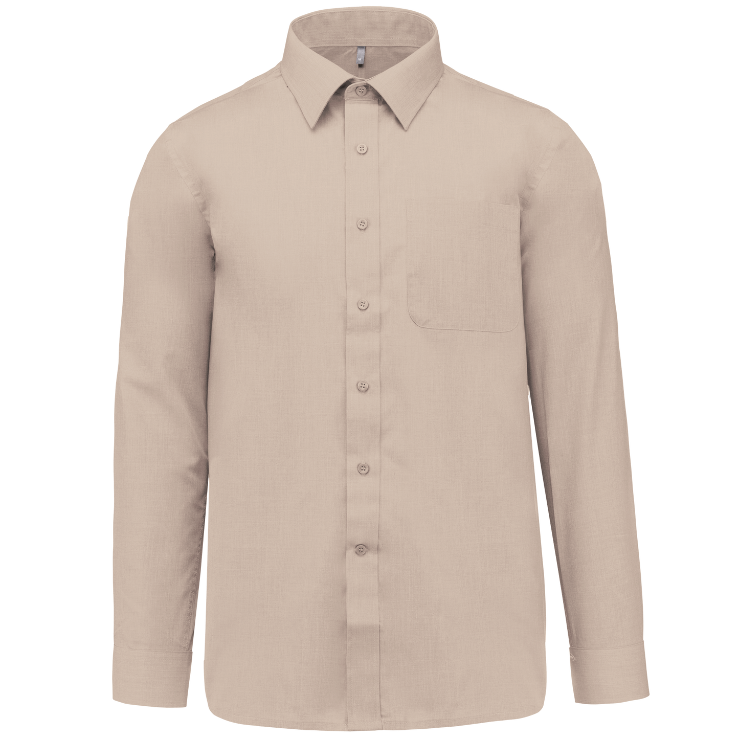 Camicia popeline policotone uomo facile da lavare (K545C-taglie-grandi)