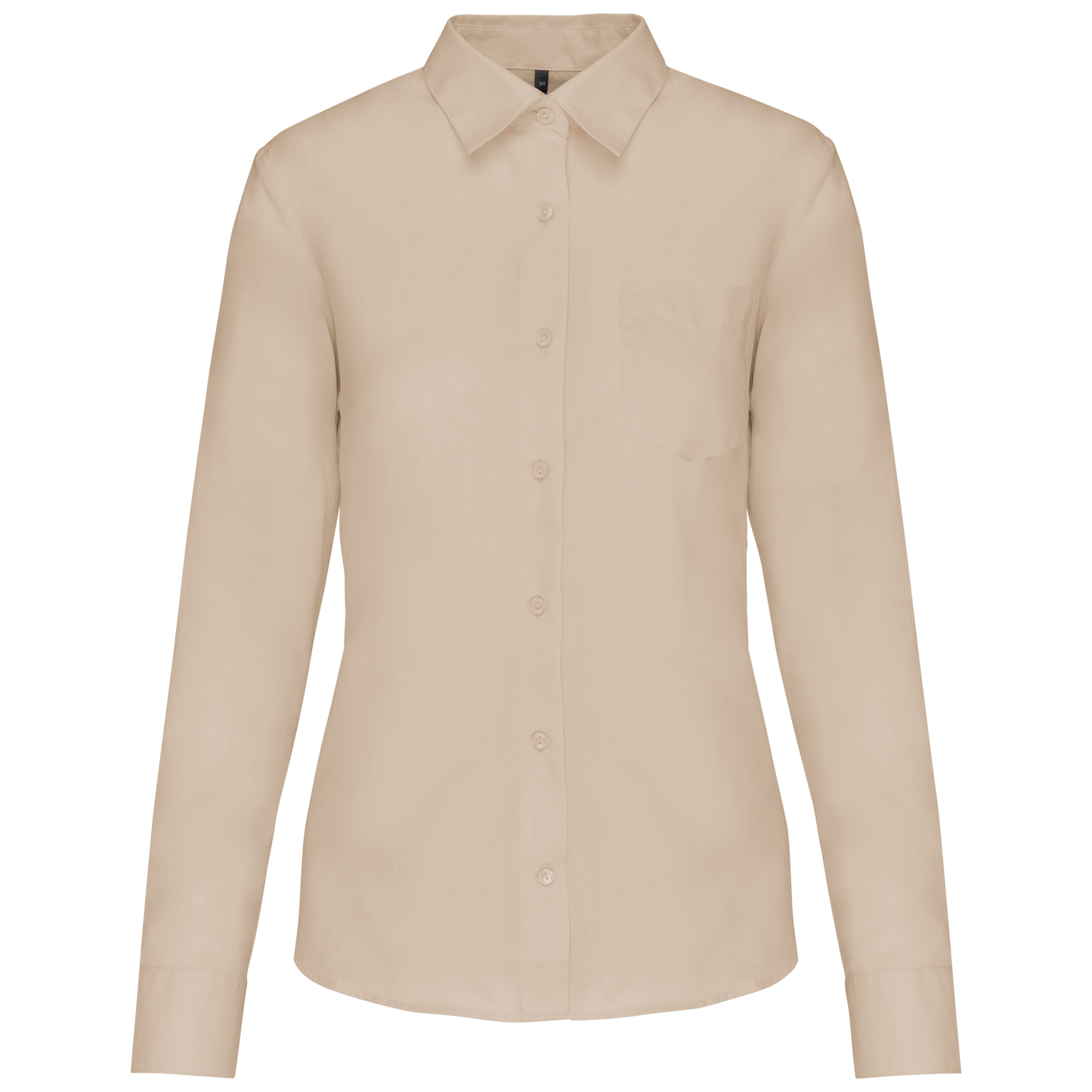 Camicia popeline policotone donna facile da lavare (K549C-taglie-grandi)