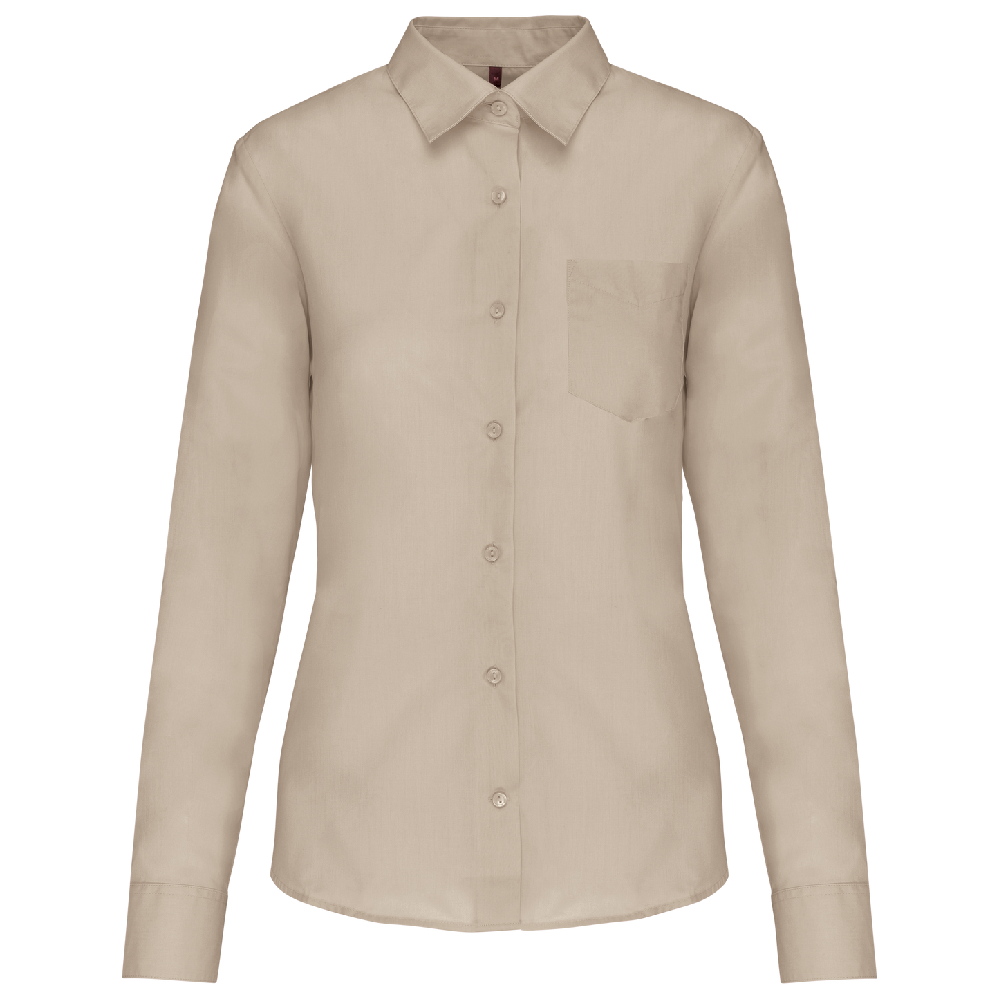 Camicia popeline policotone donna facile da lavare (K549C-taglie-standard)