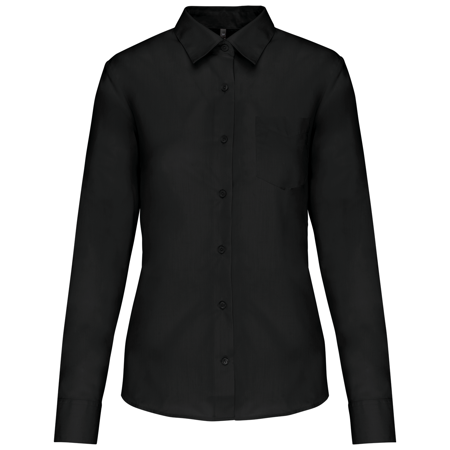 Camicia popeline policotone donna facile da lavare (K549C-taglie-standard)