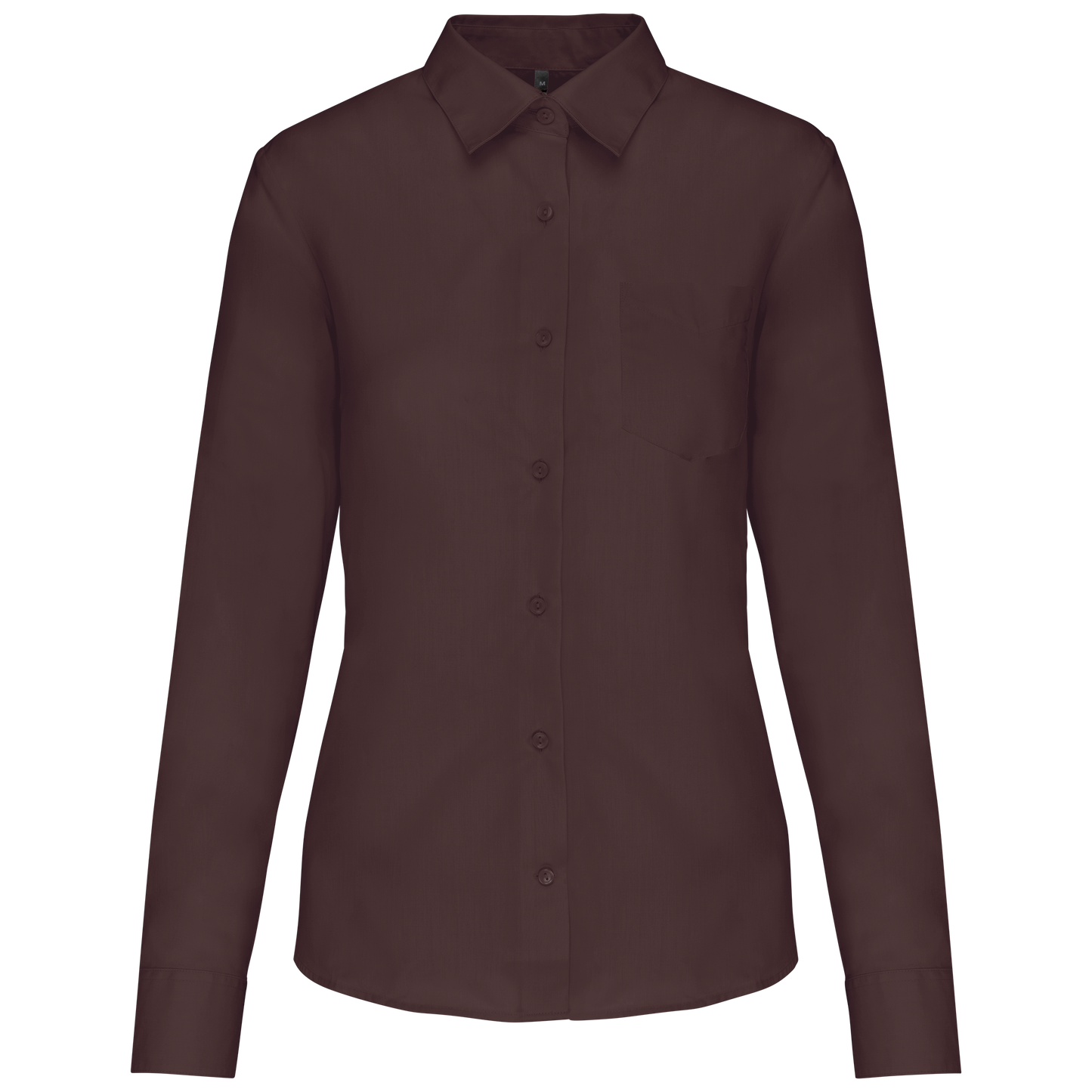 Camicia popeline policotone donna facile da lavare (K549C-taglie-standard)